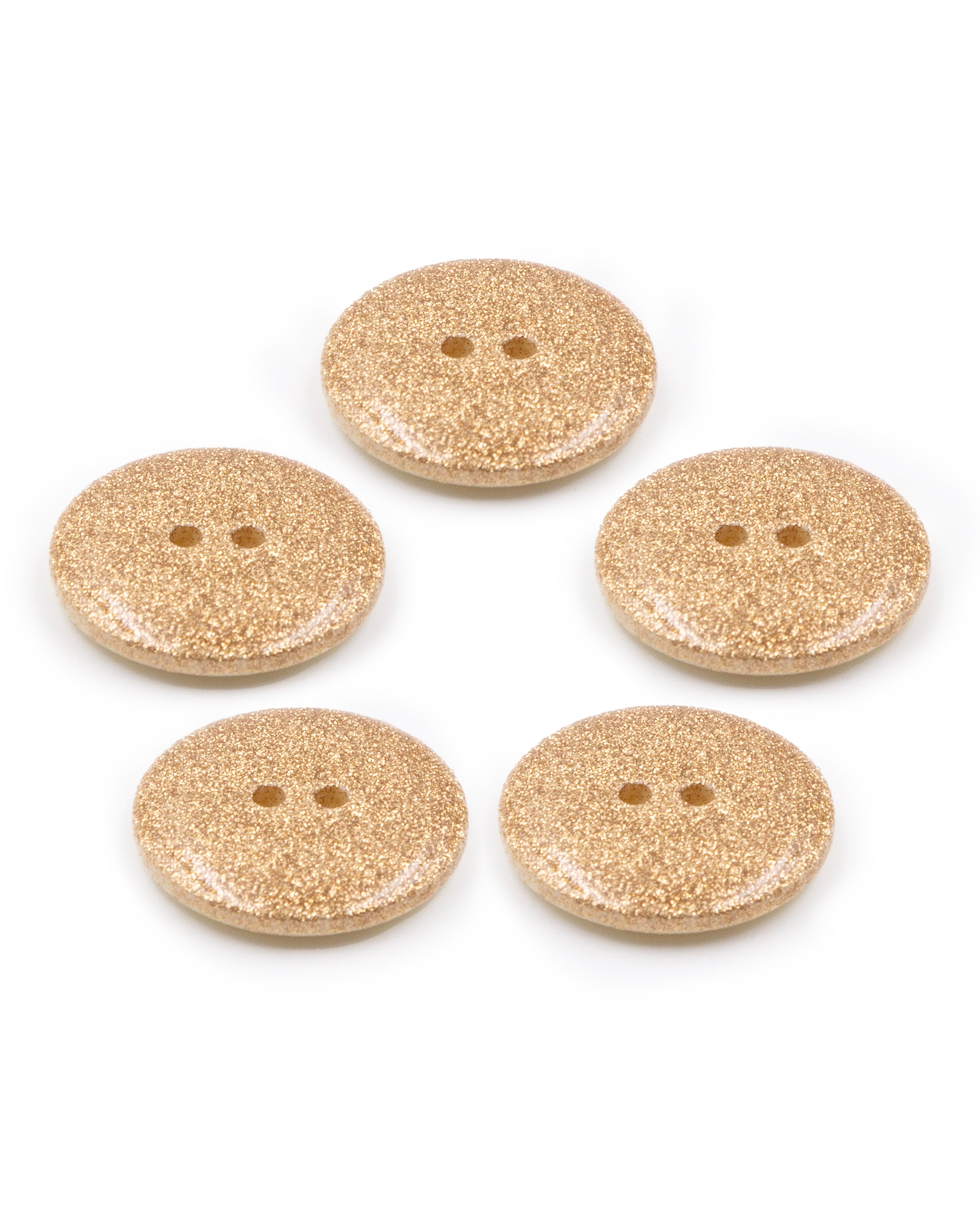 Set of 5 Colored Round Buttons