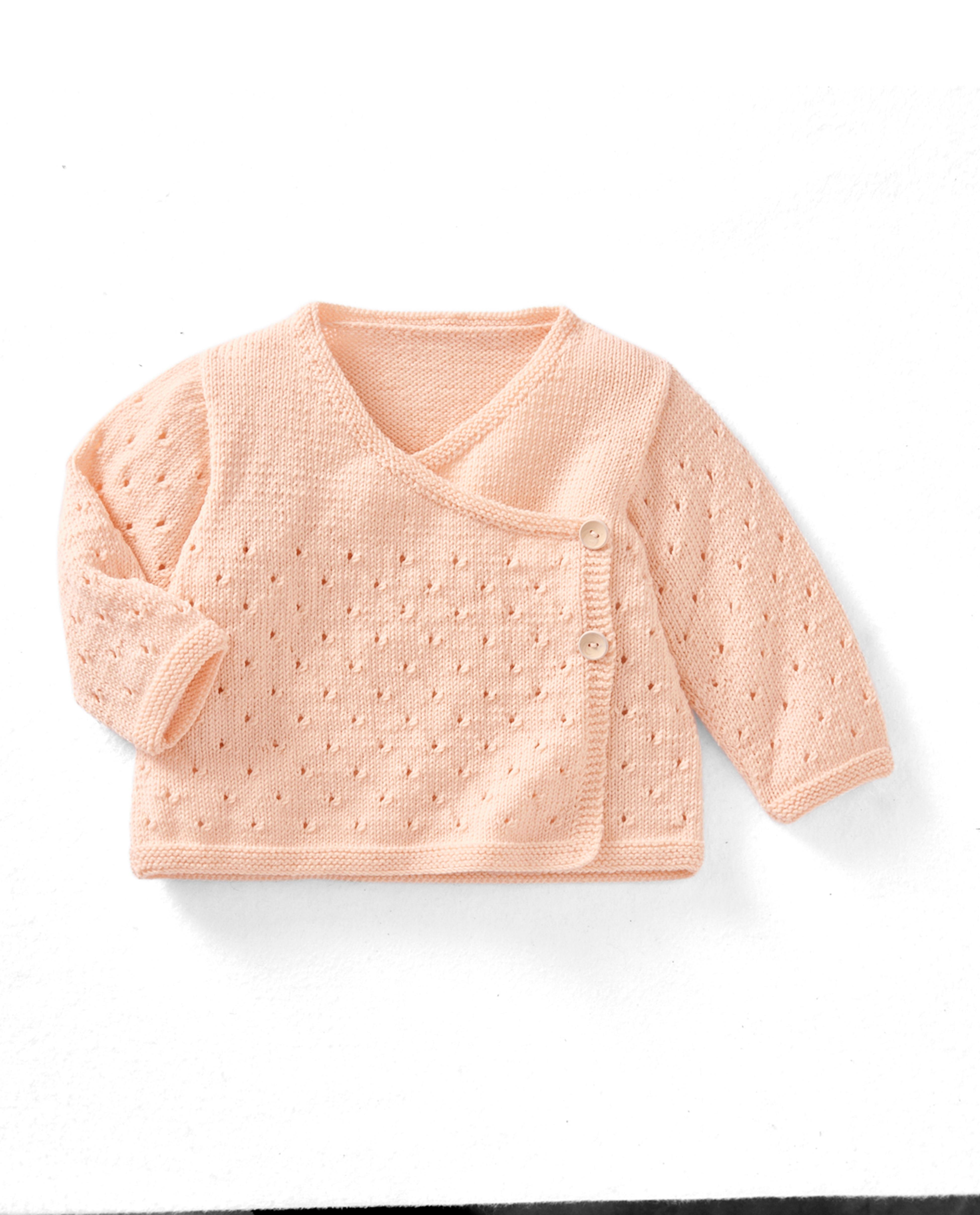 Livine Wrap Sweater Girl's Pattern