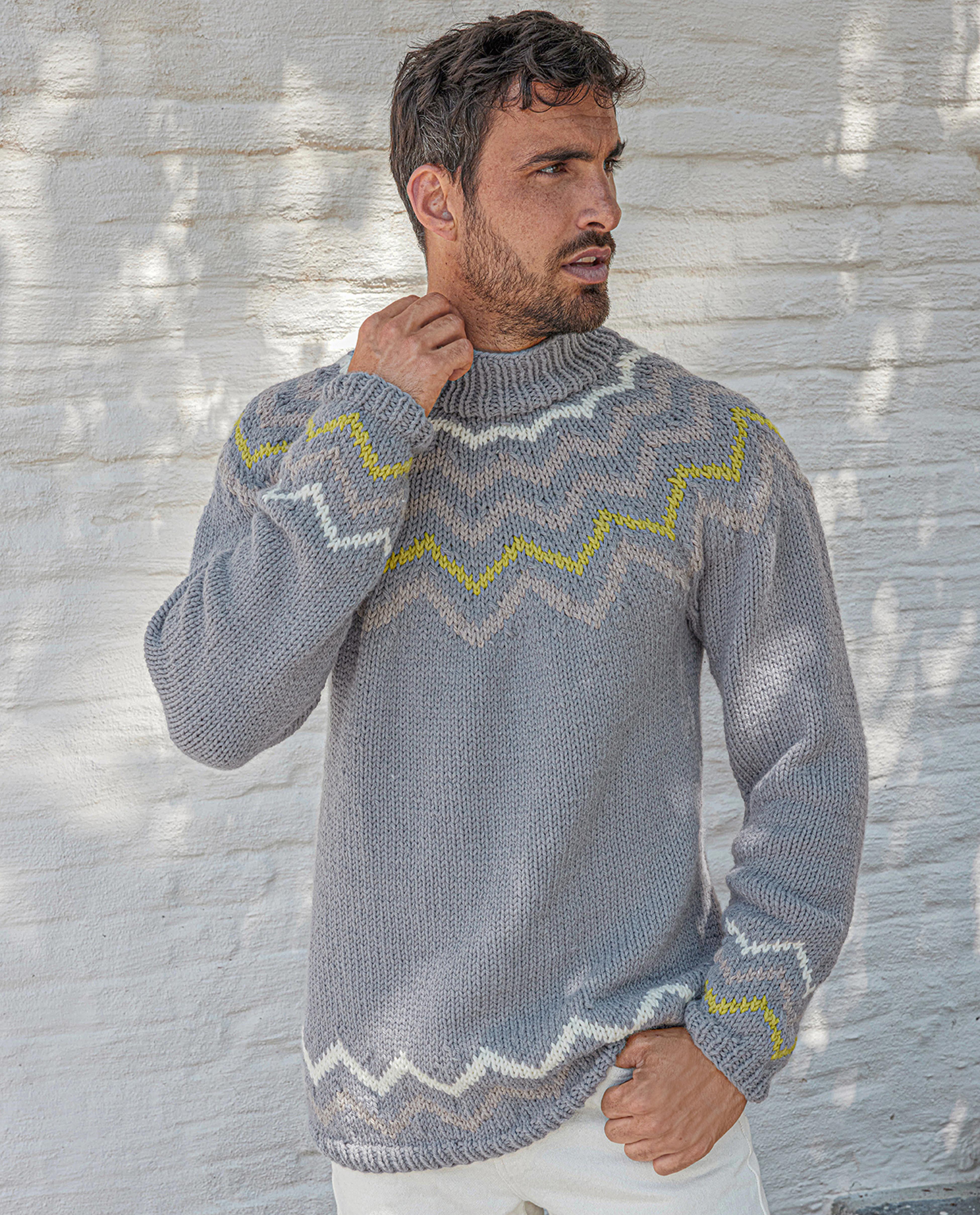 Men's Sweater Model Stéphane