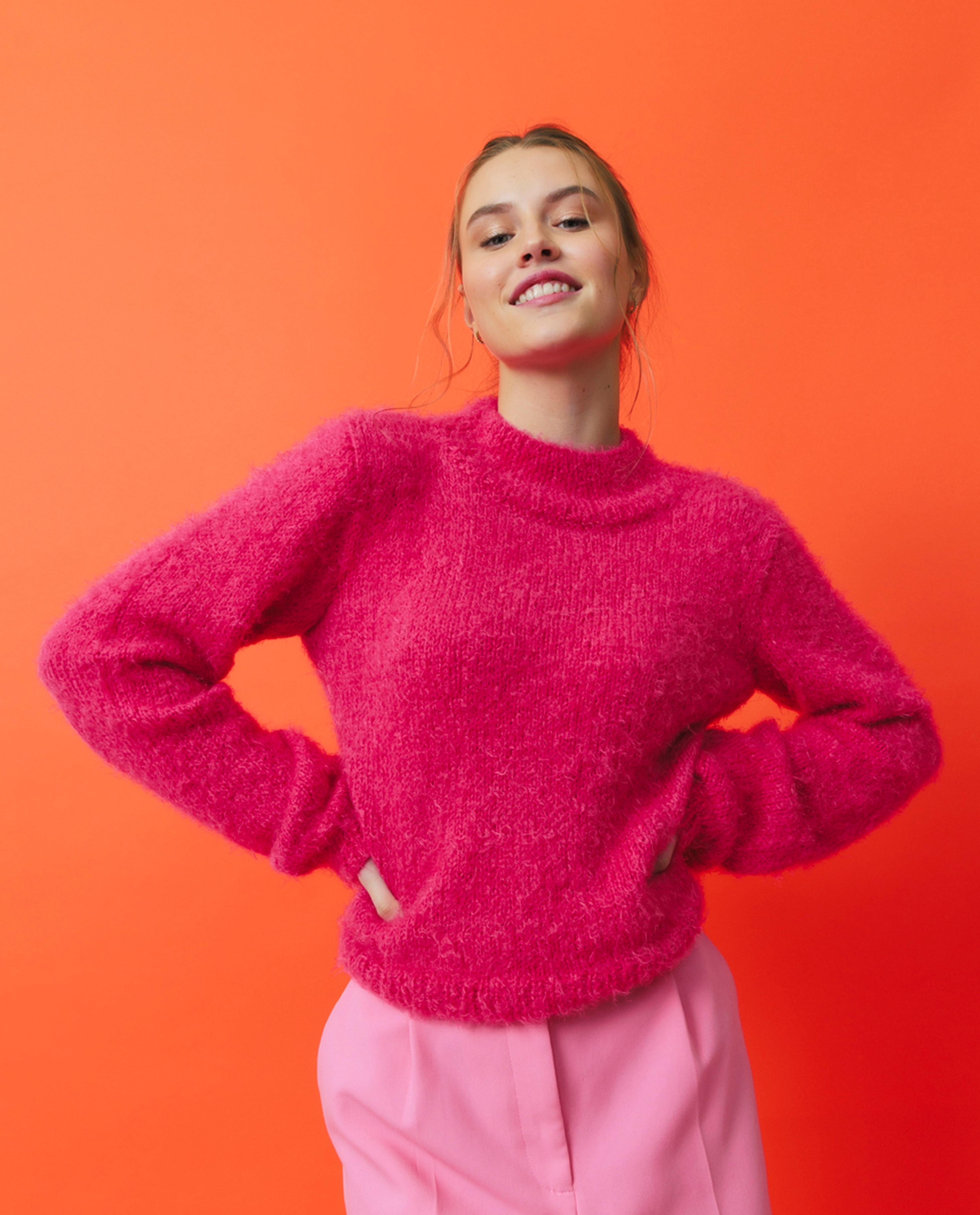 Modèle Pull Femme Framboise