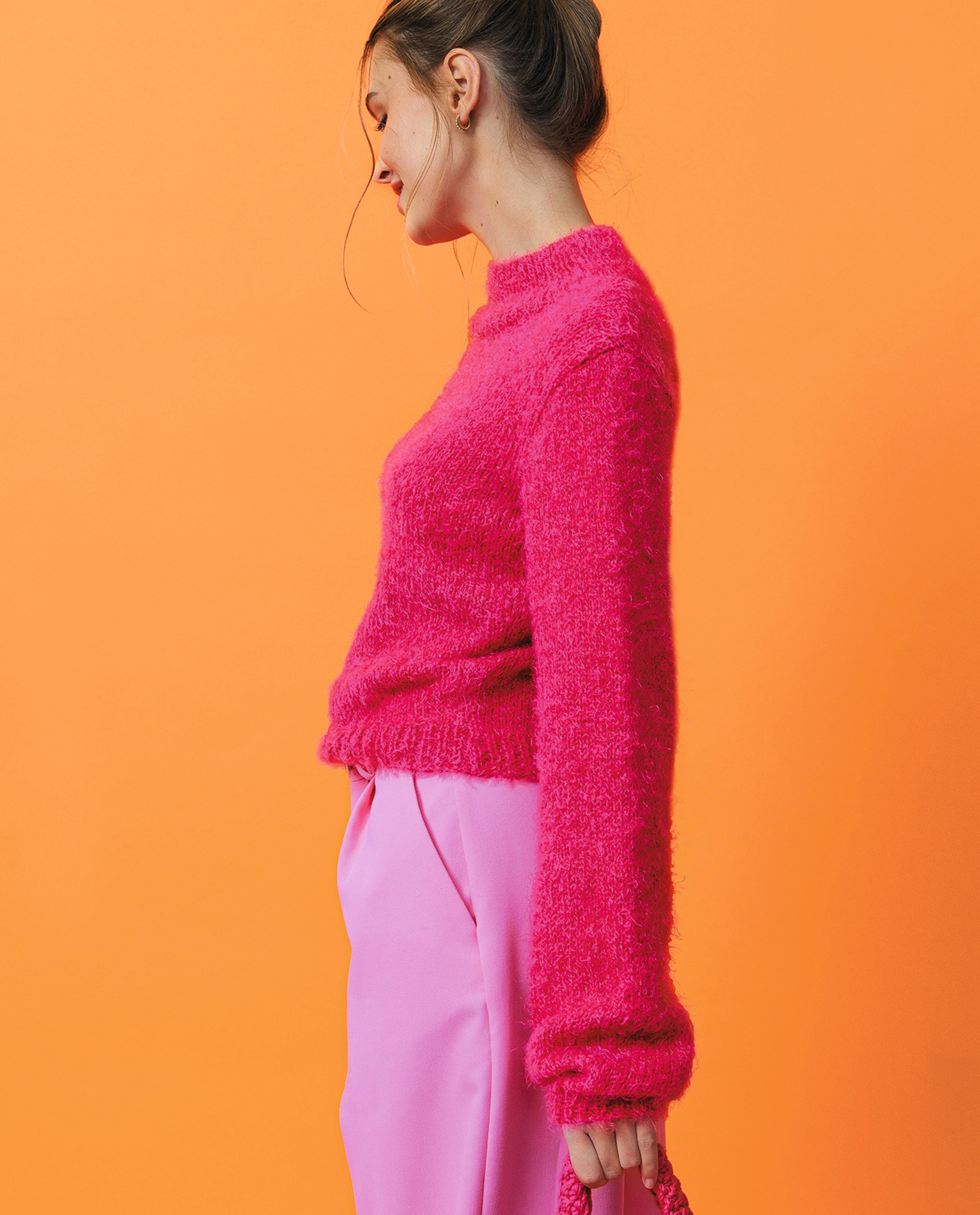 Modèle Pull Femme Framboise
