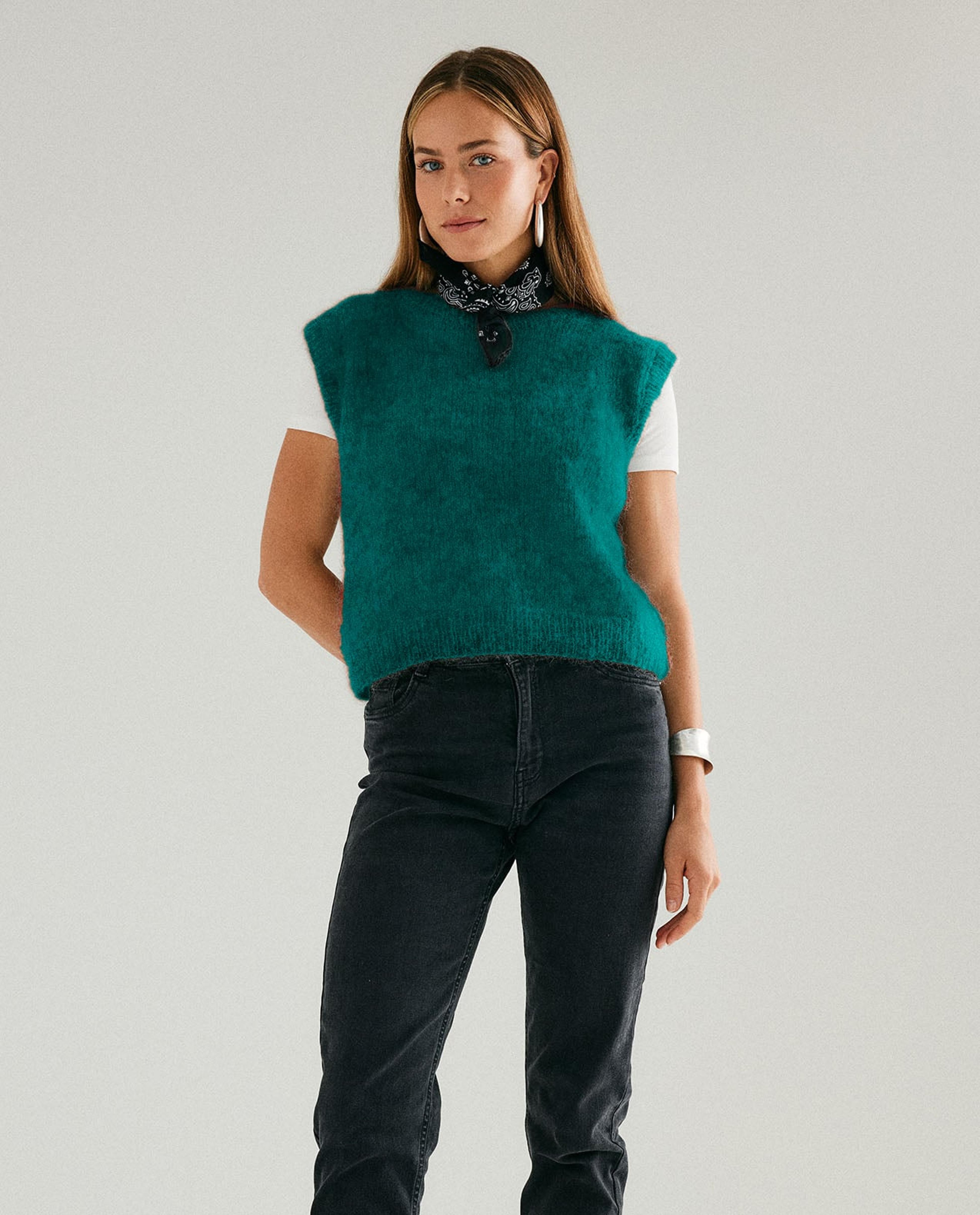 Women's Sleeveless Sweater Léontine Model