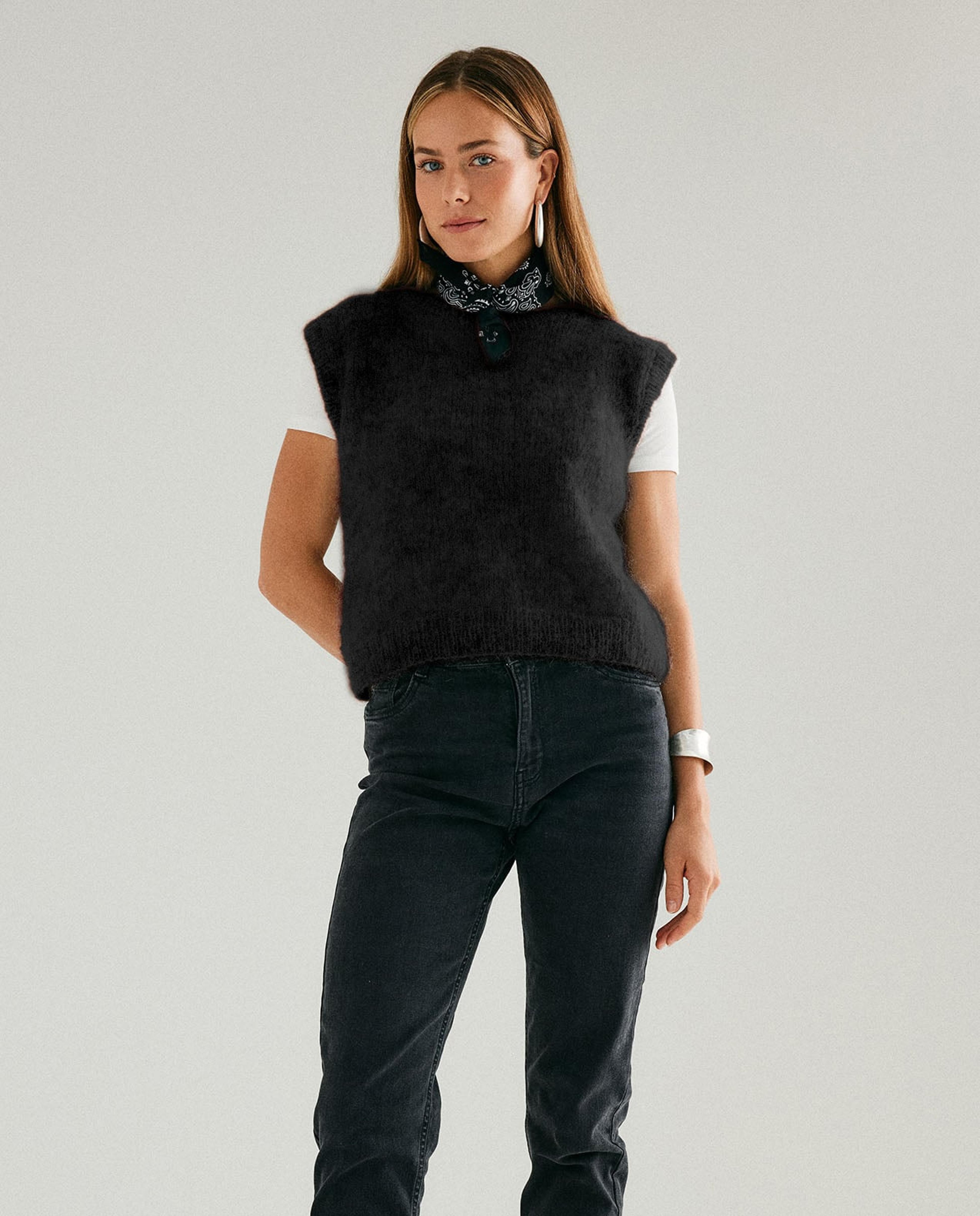 Leontine mouwloze damestrui model