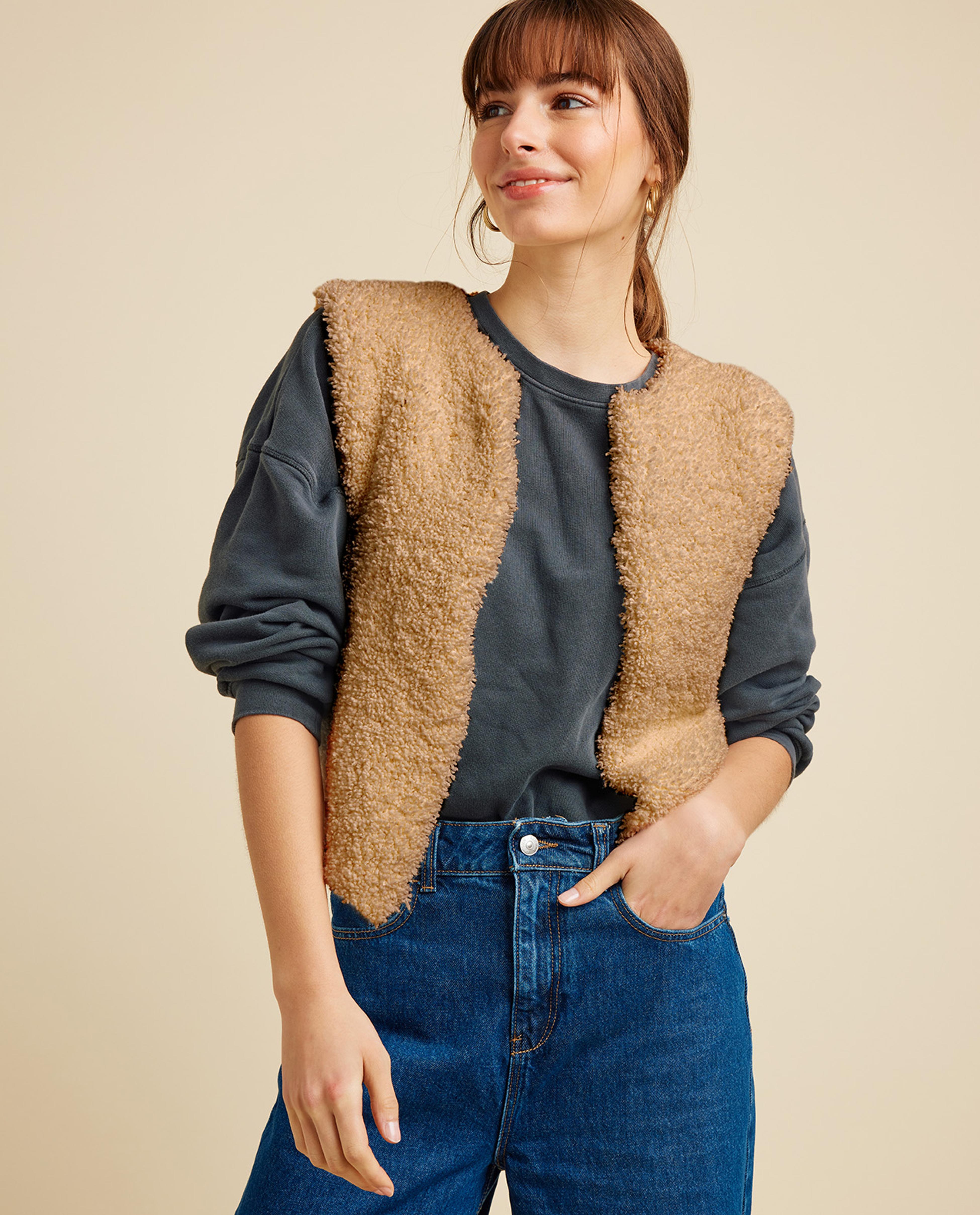 Modèle Gilet Sans Manches Sherpa