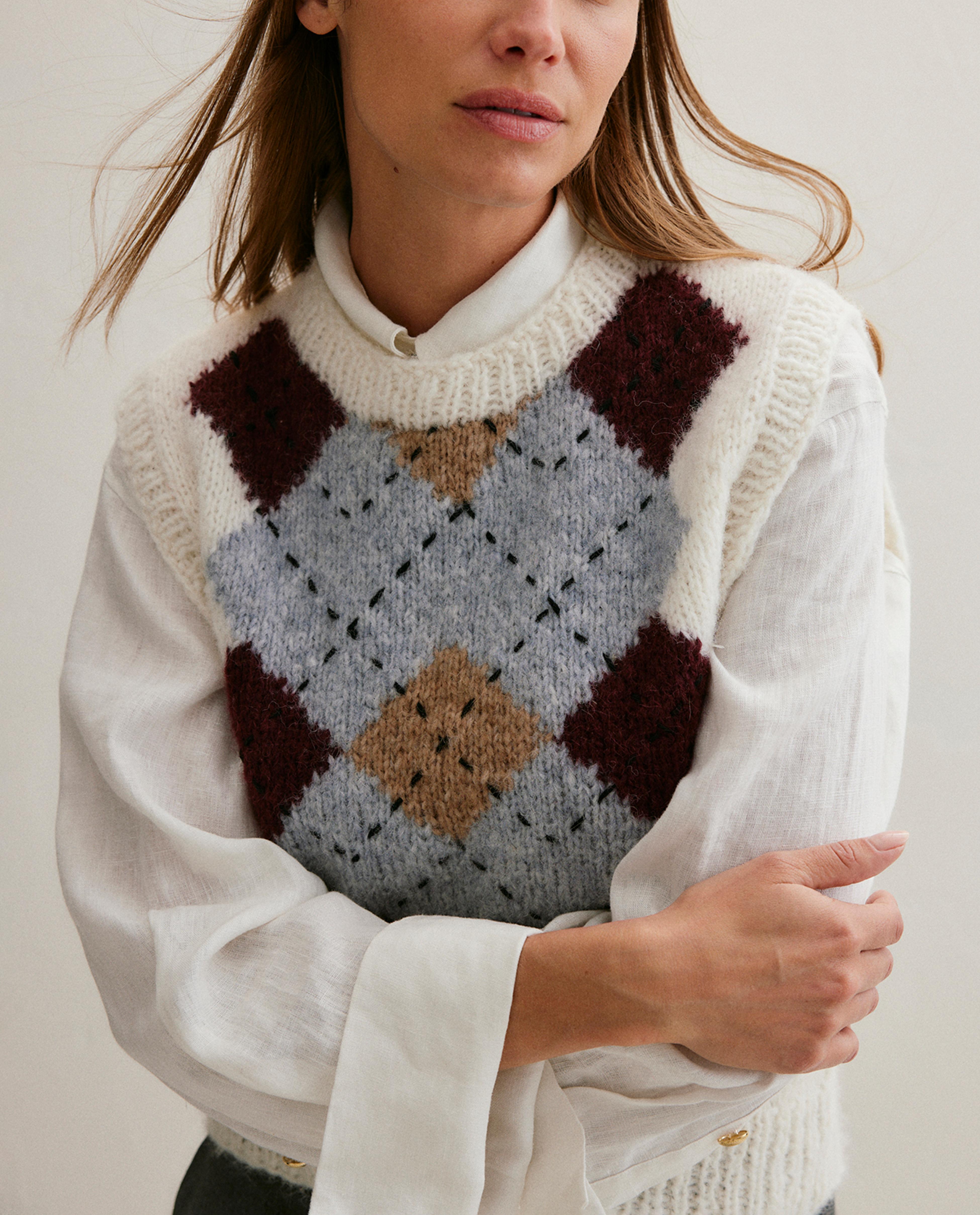 Modèle Pull Sans Manches Femme Oscar