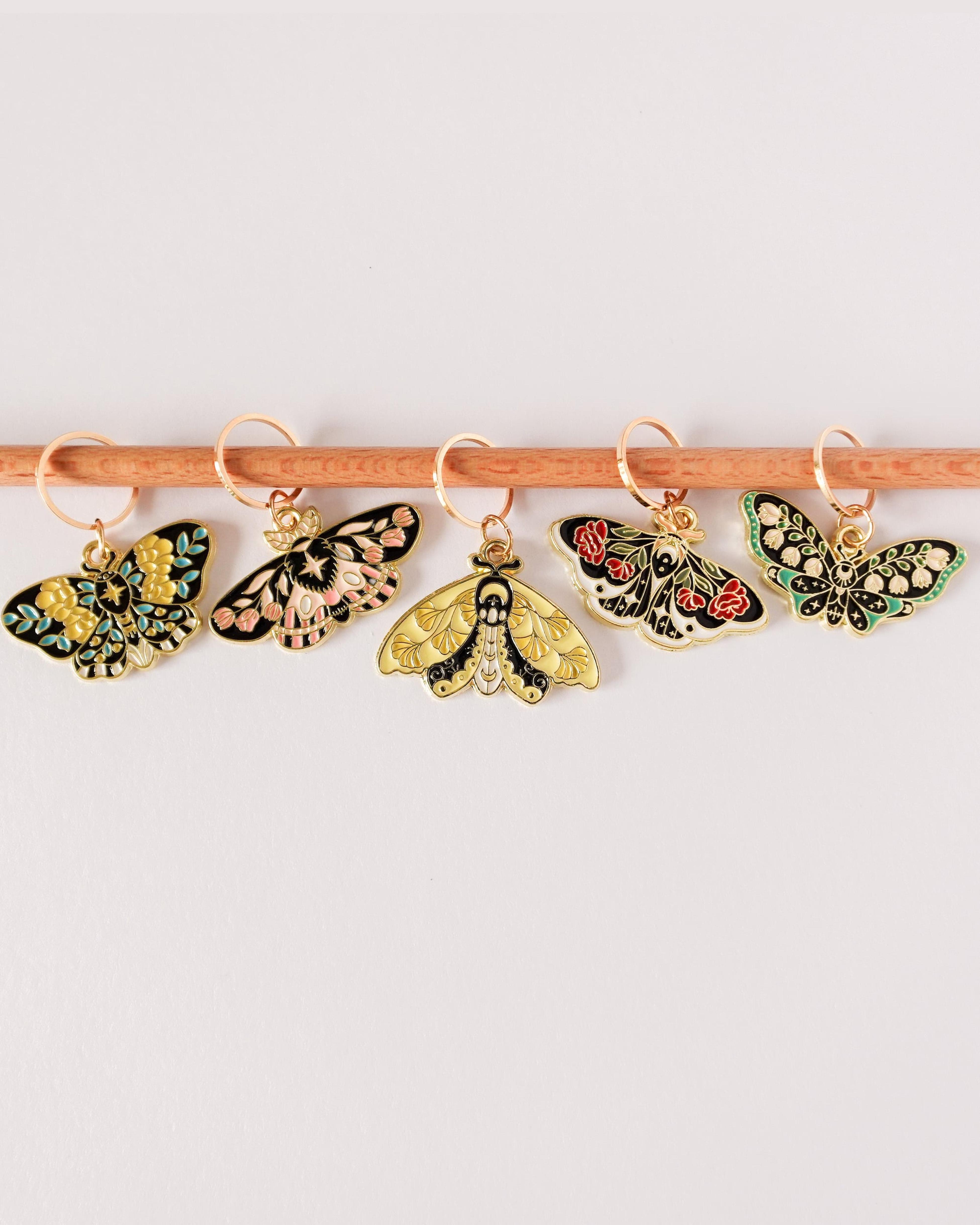 5 Anneaux Amovibles Papillons