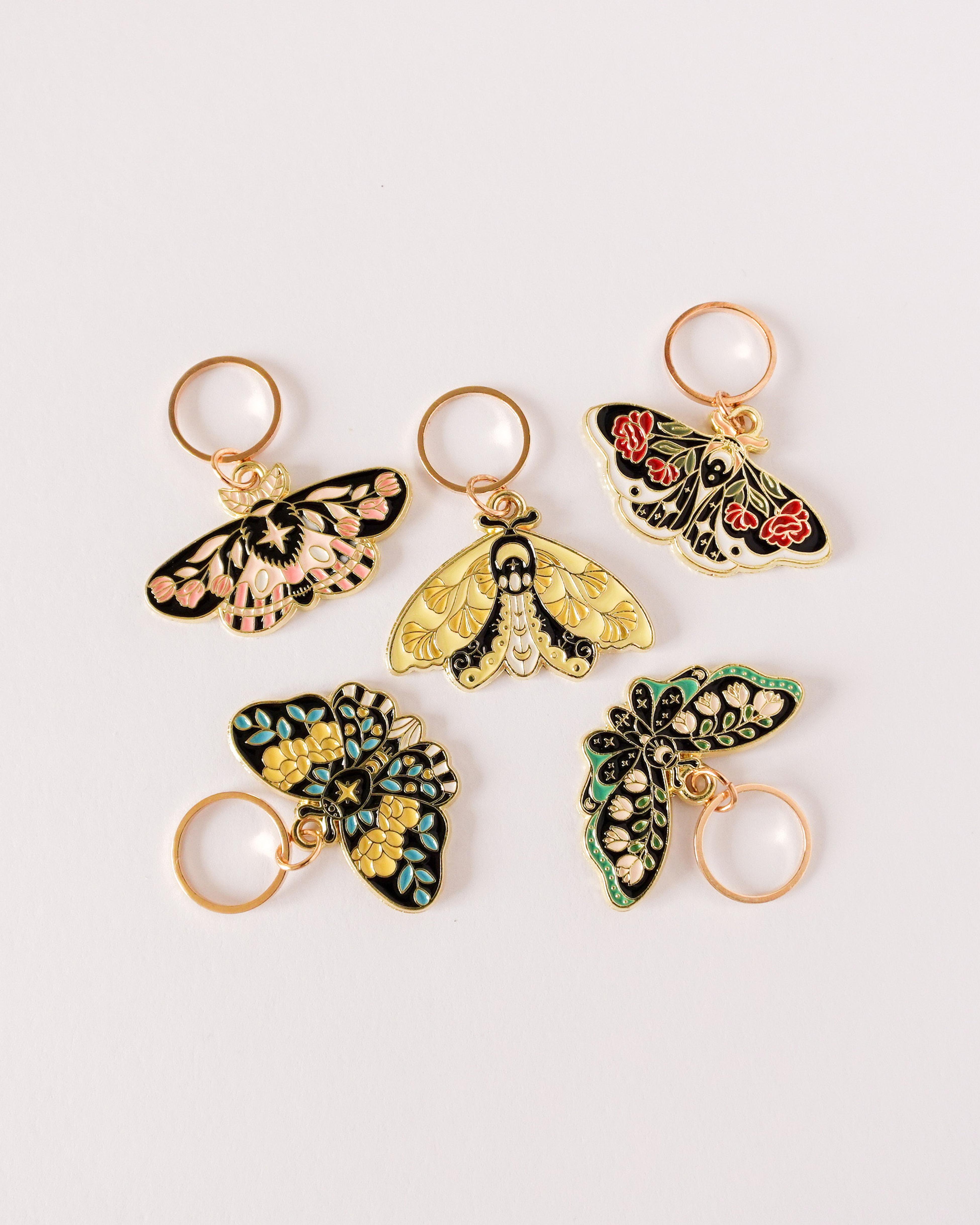 5 Anneaux Amovibles Papillons