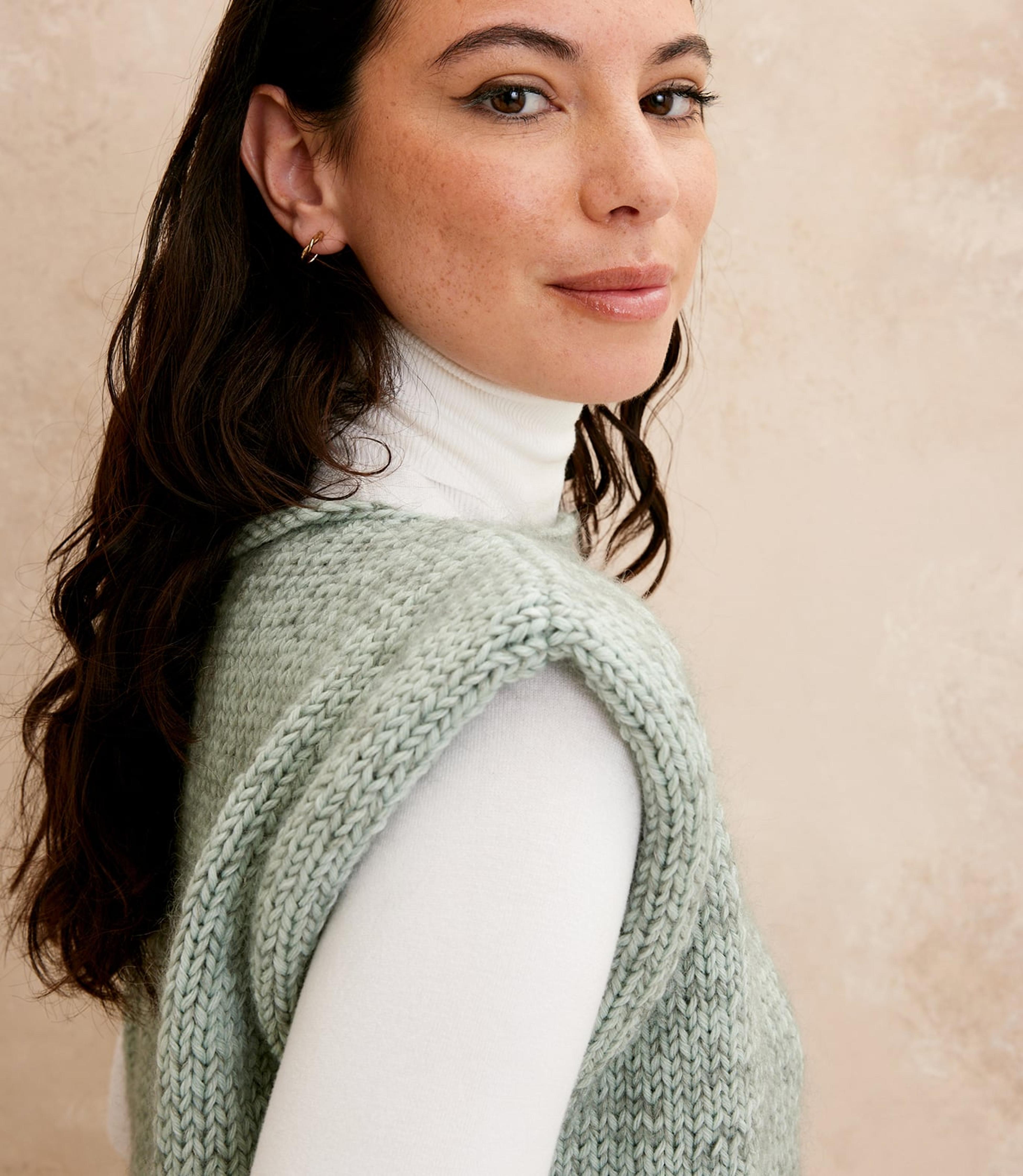 Modèle Pull Sans Manches Femme Yvon