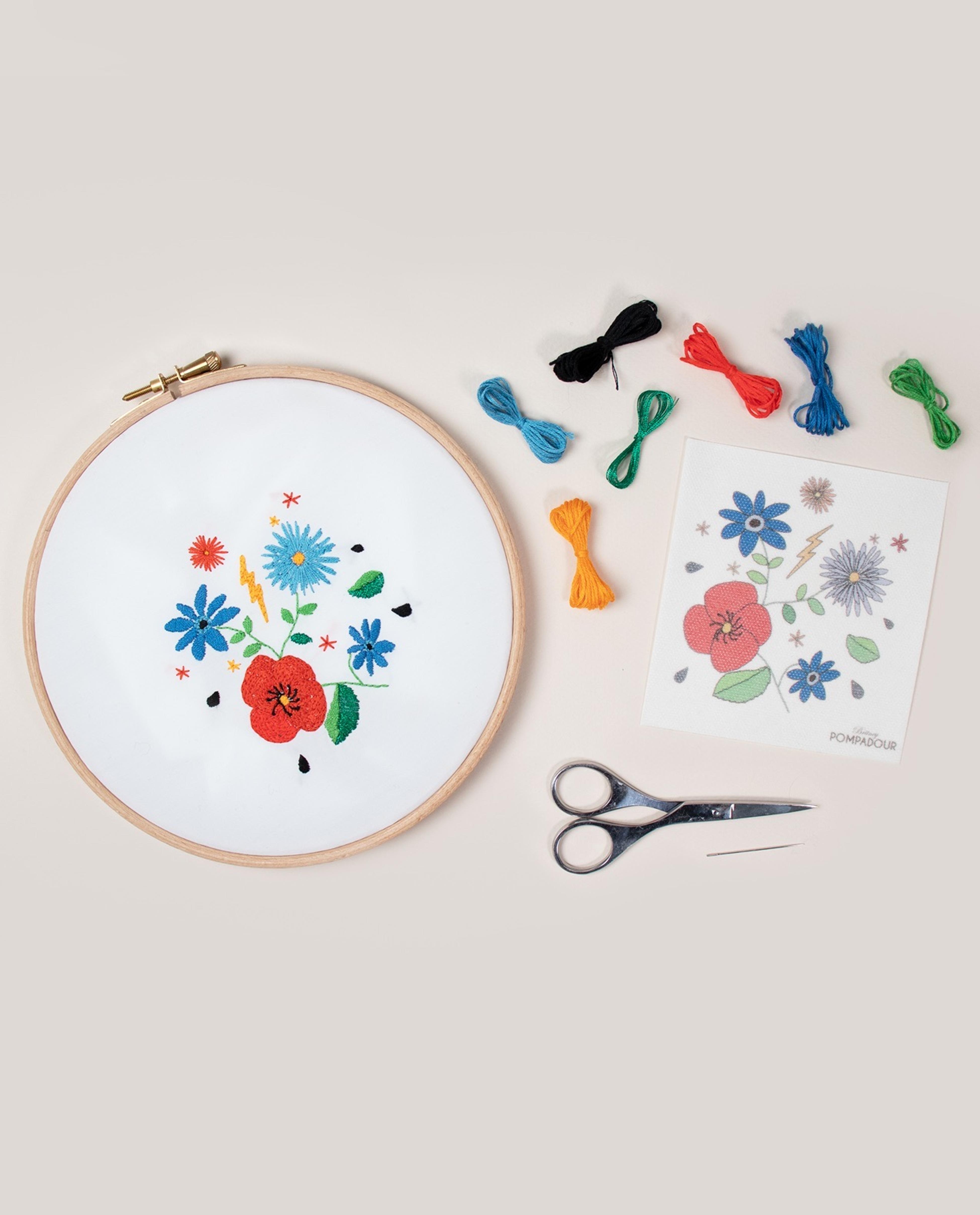 Flower Embroidery Kit