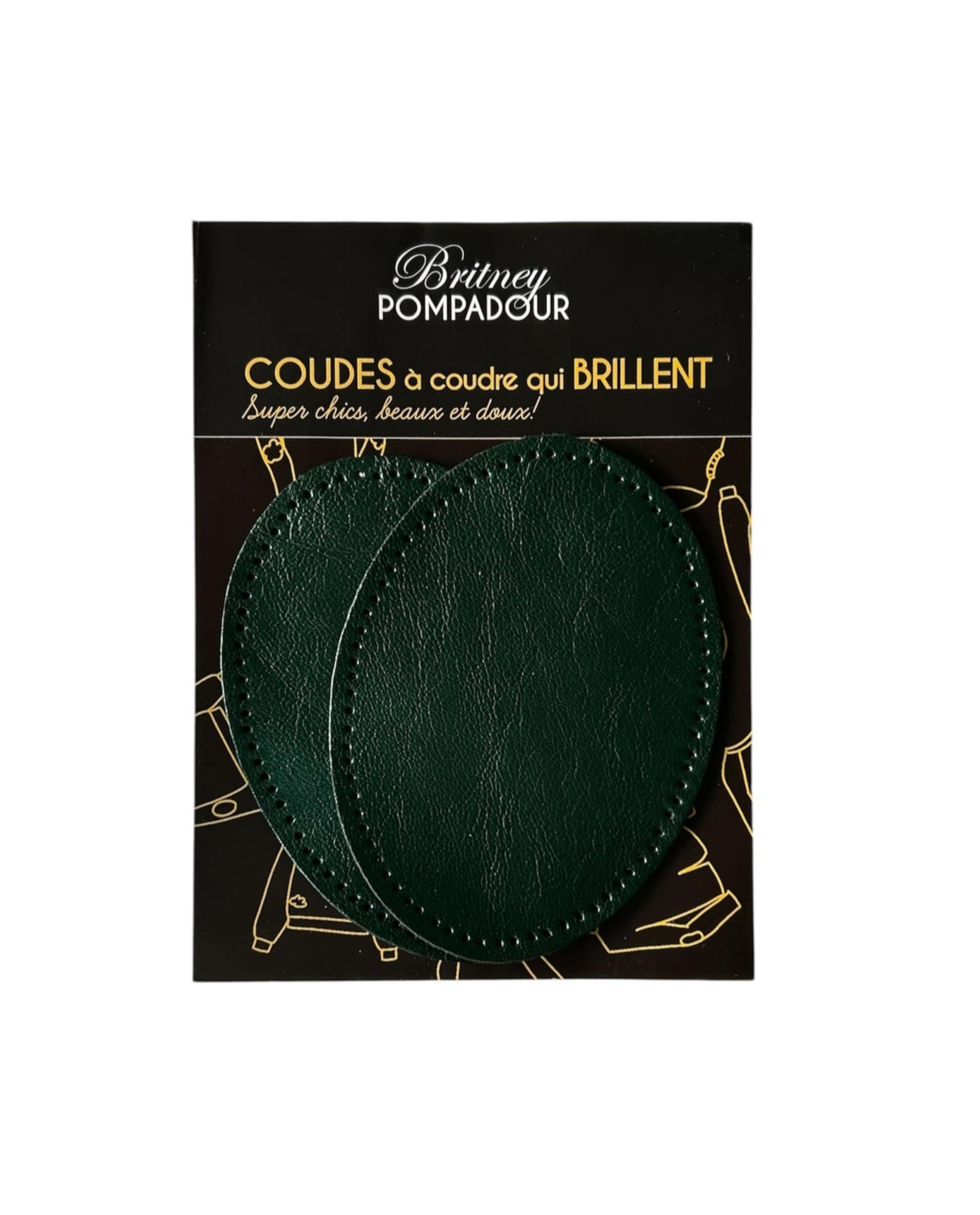 Shiny Leather Oval Elbow Patch