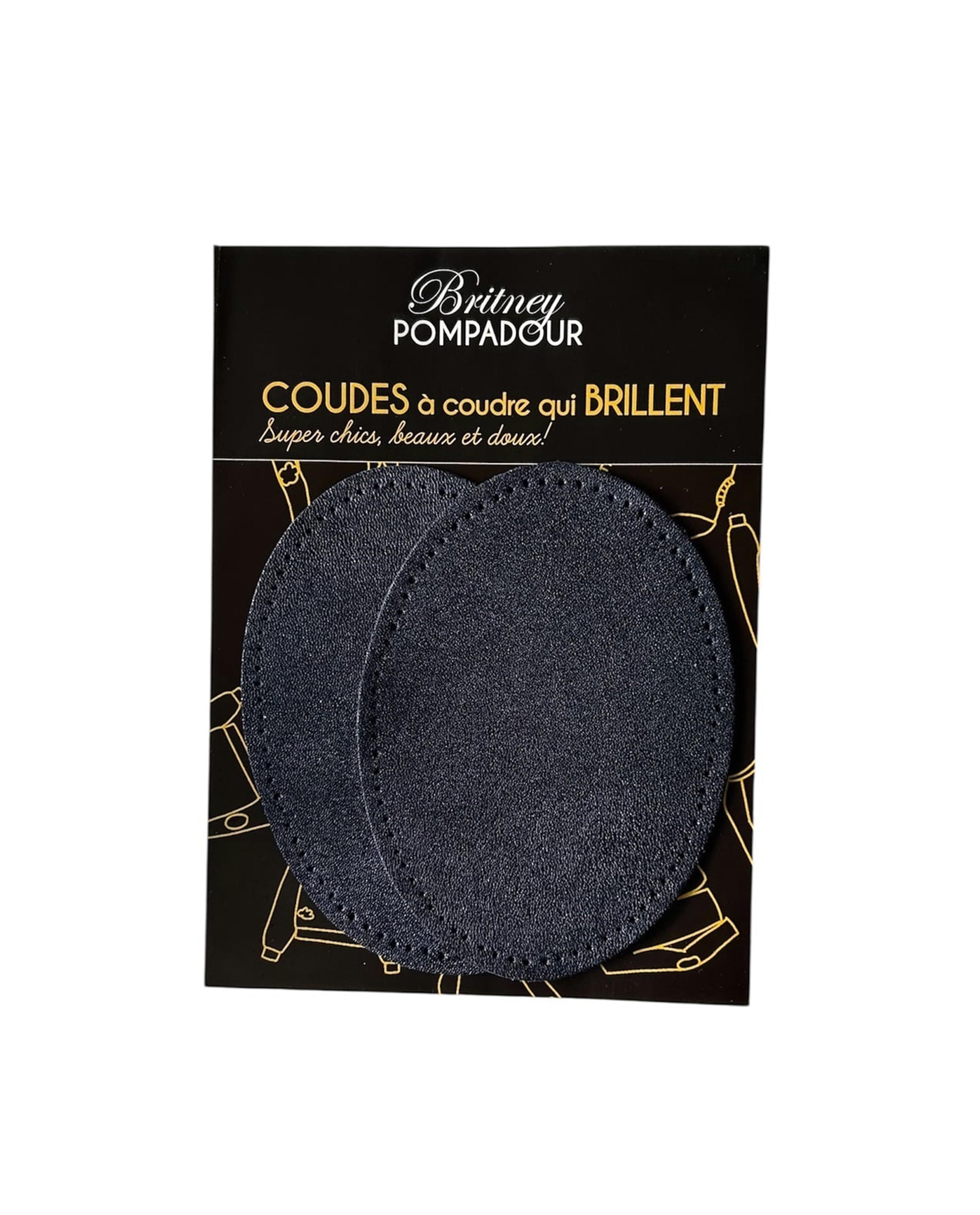 Shiny Leather Oval Elbow Patch