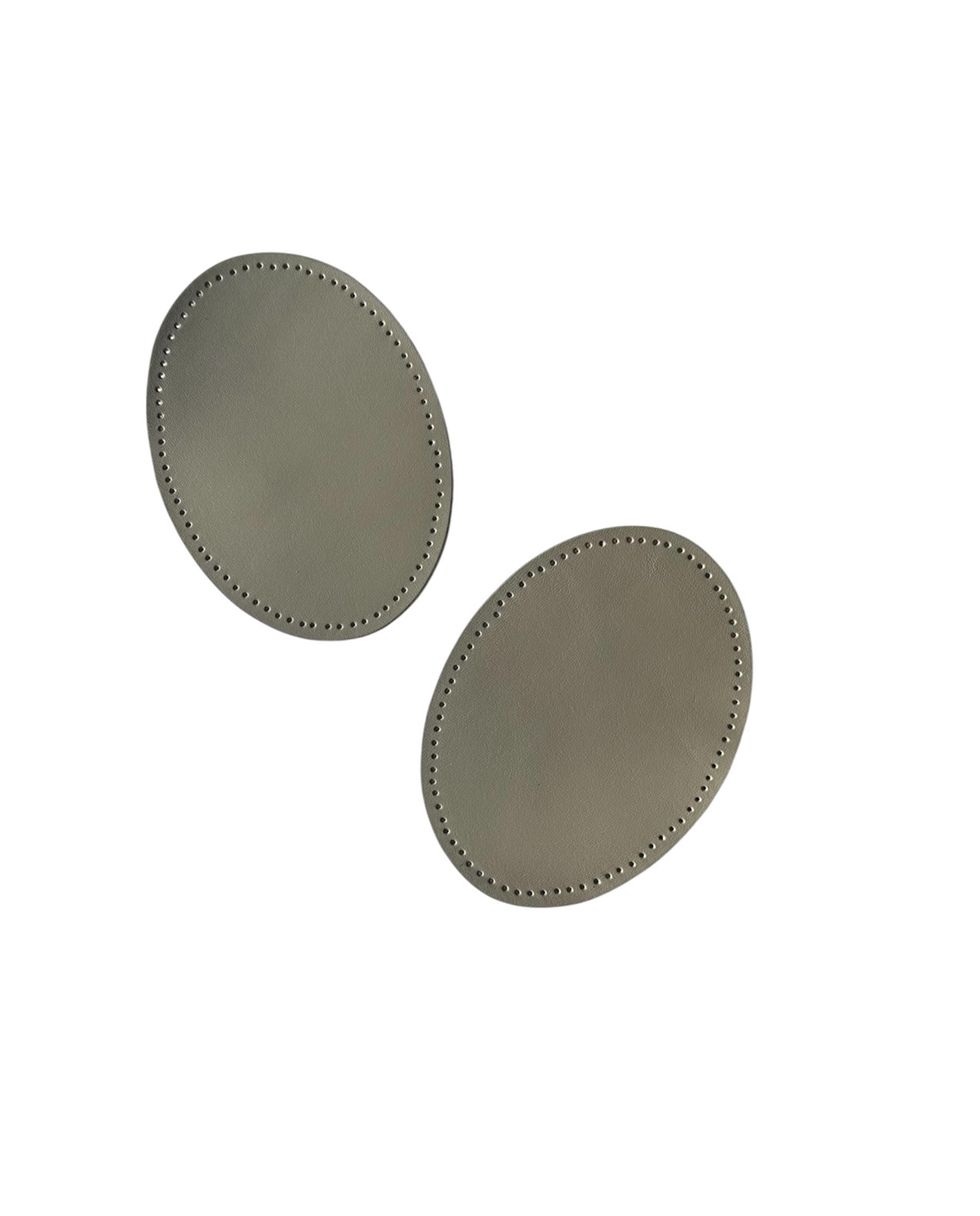 Oval Leather Elbow Patch