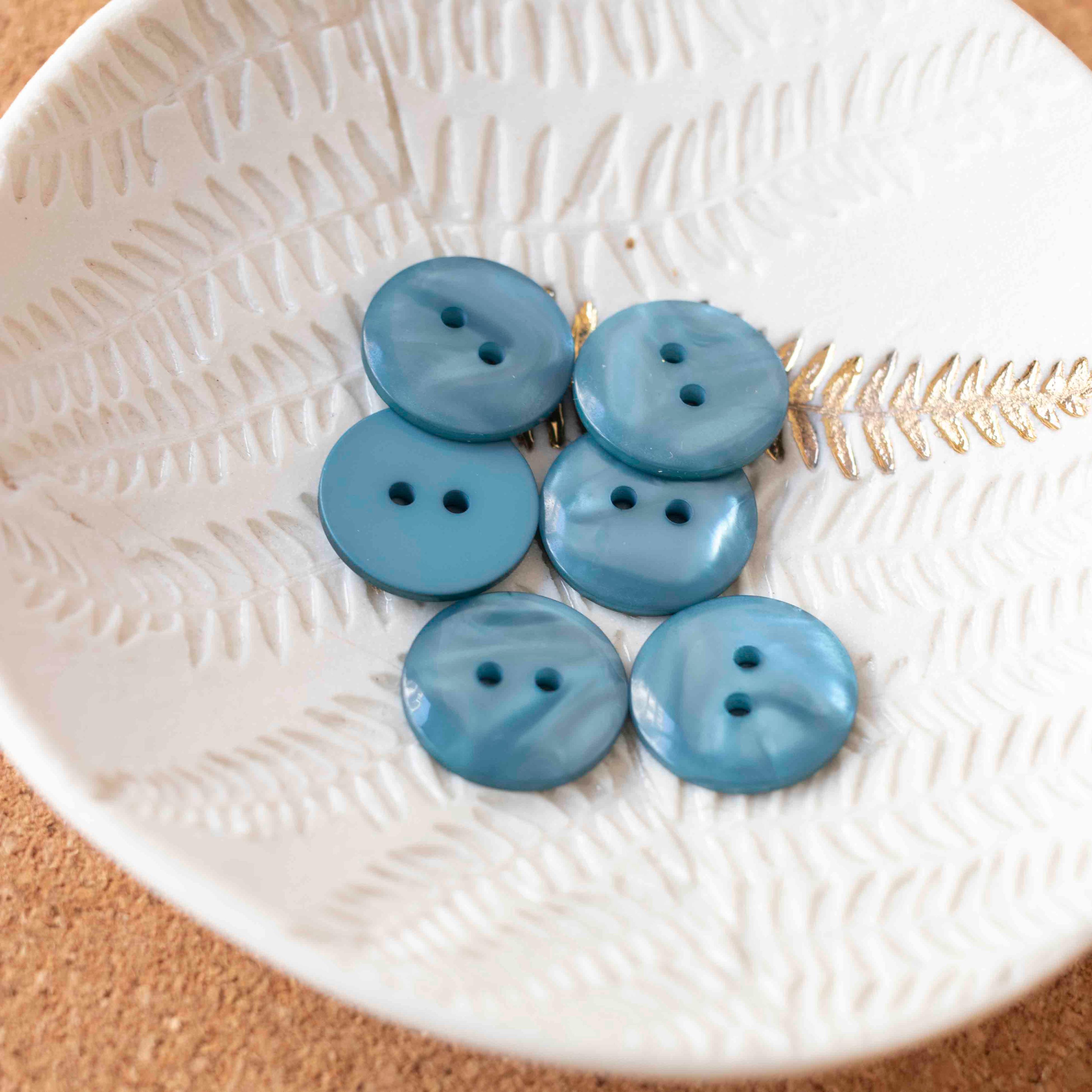 Lot 6 Boutons Sparkle 18mm