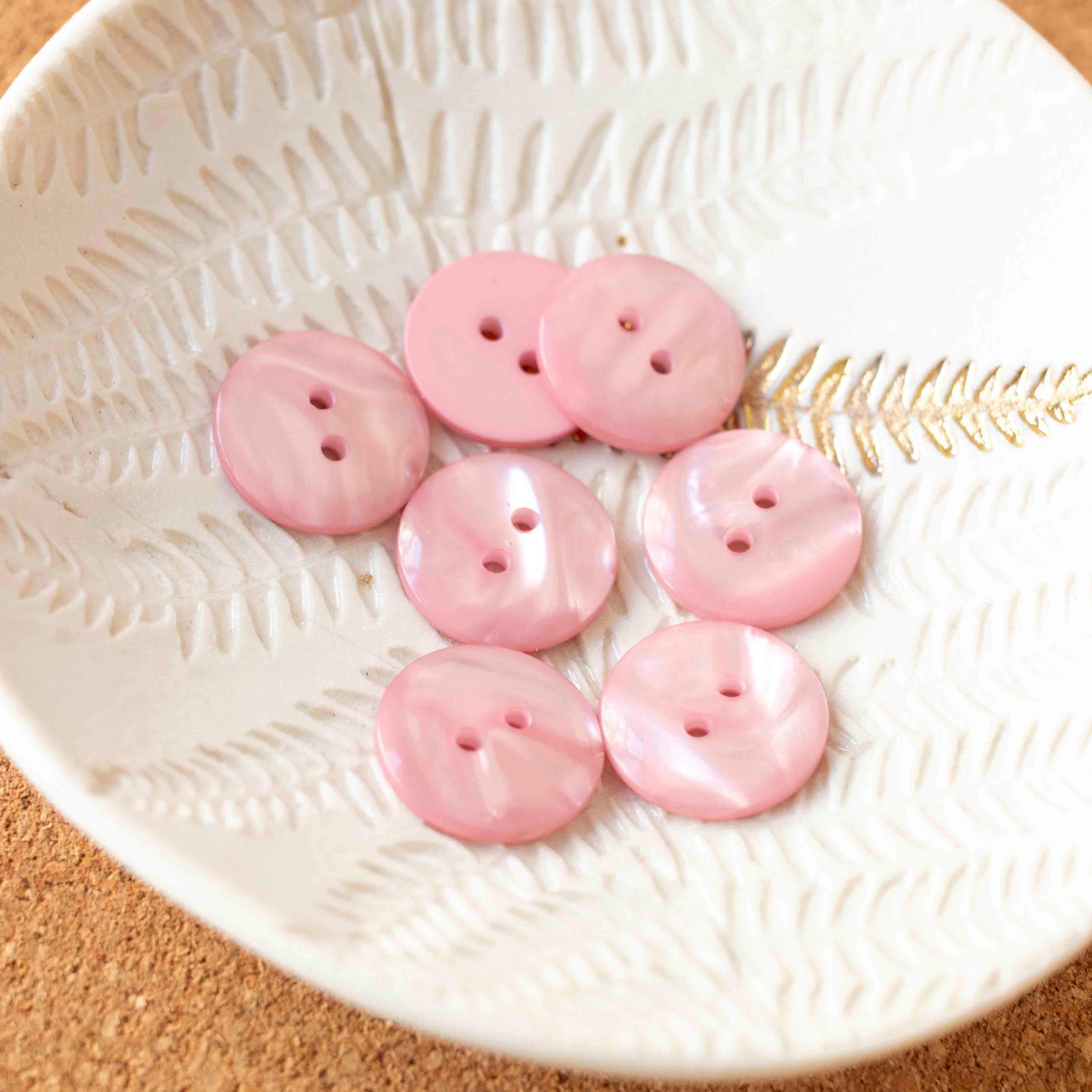 Set van 6 Sparkle-knopen 18mm