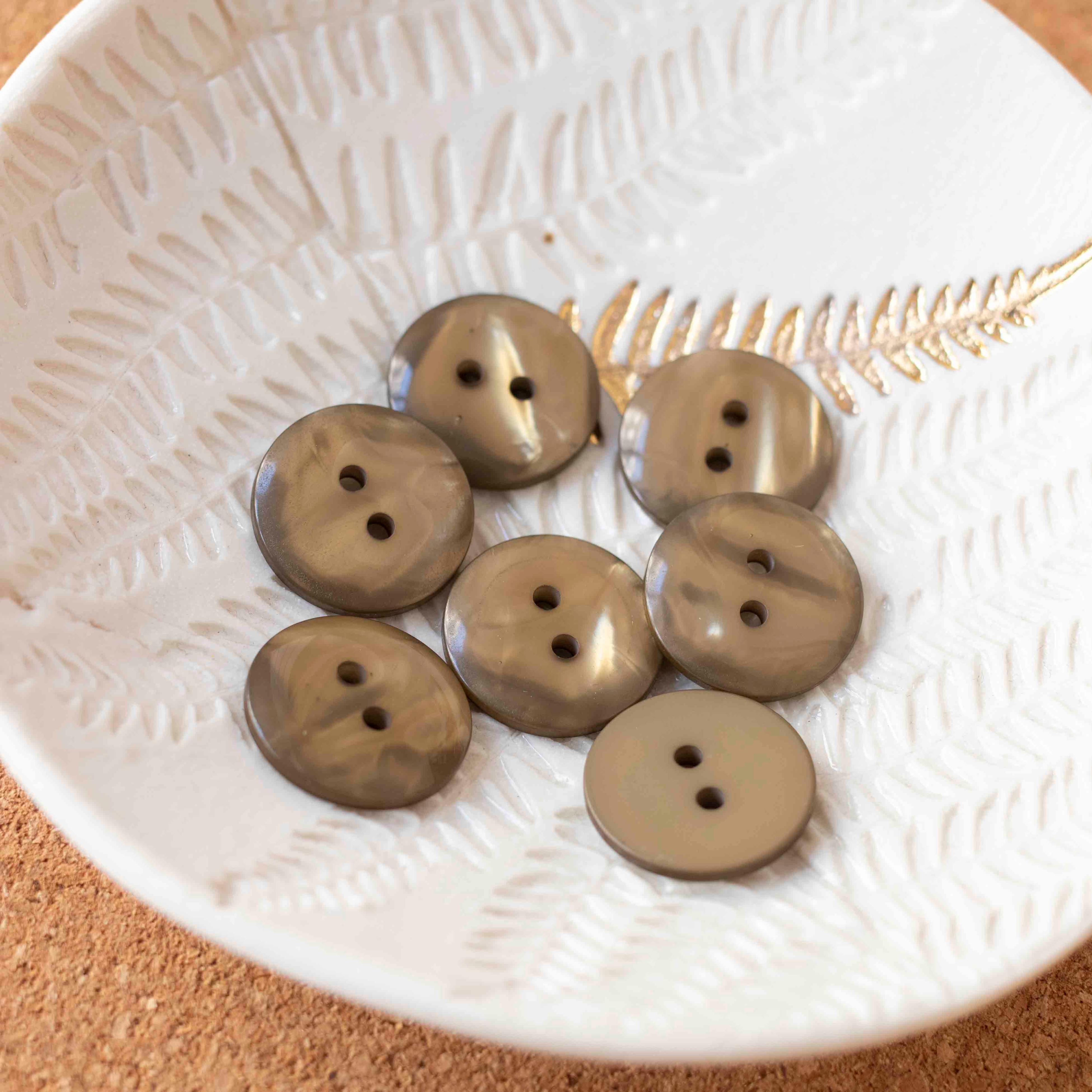 Lot 6 Boutons Sparkle 18mm