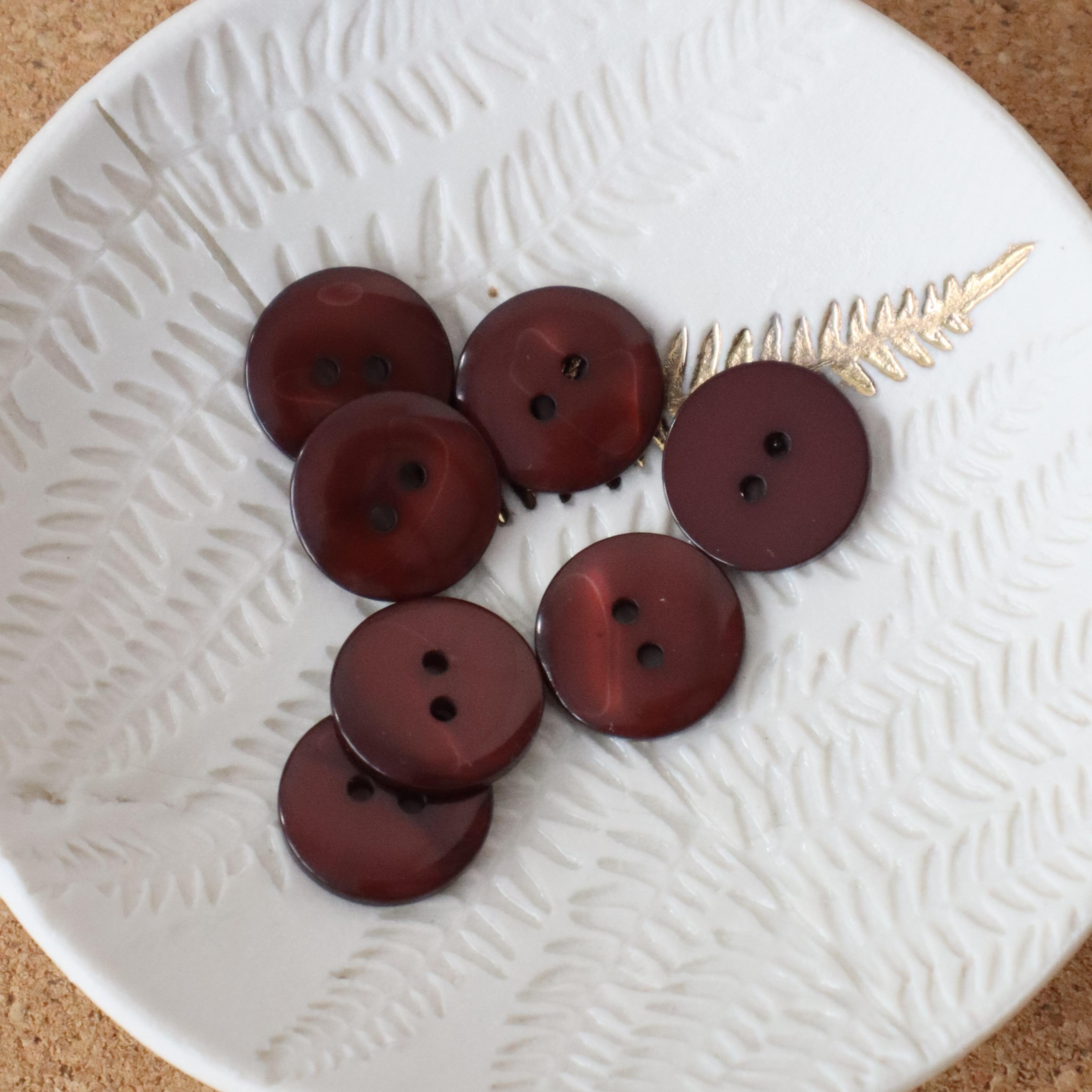 Lot 6 Boutons Sparkle 18mm