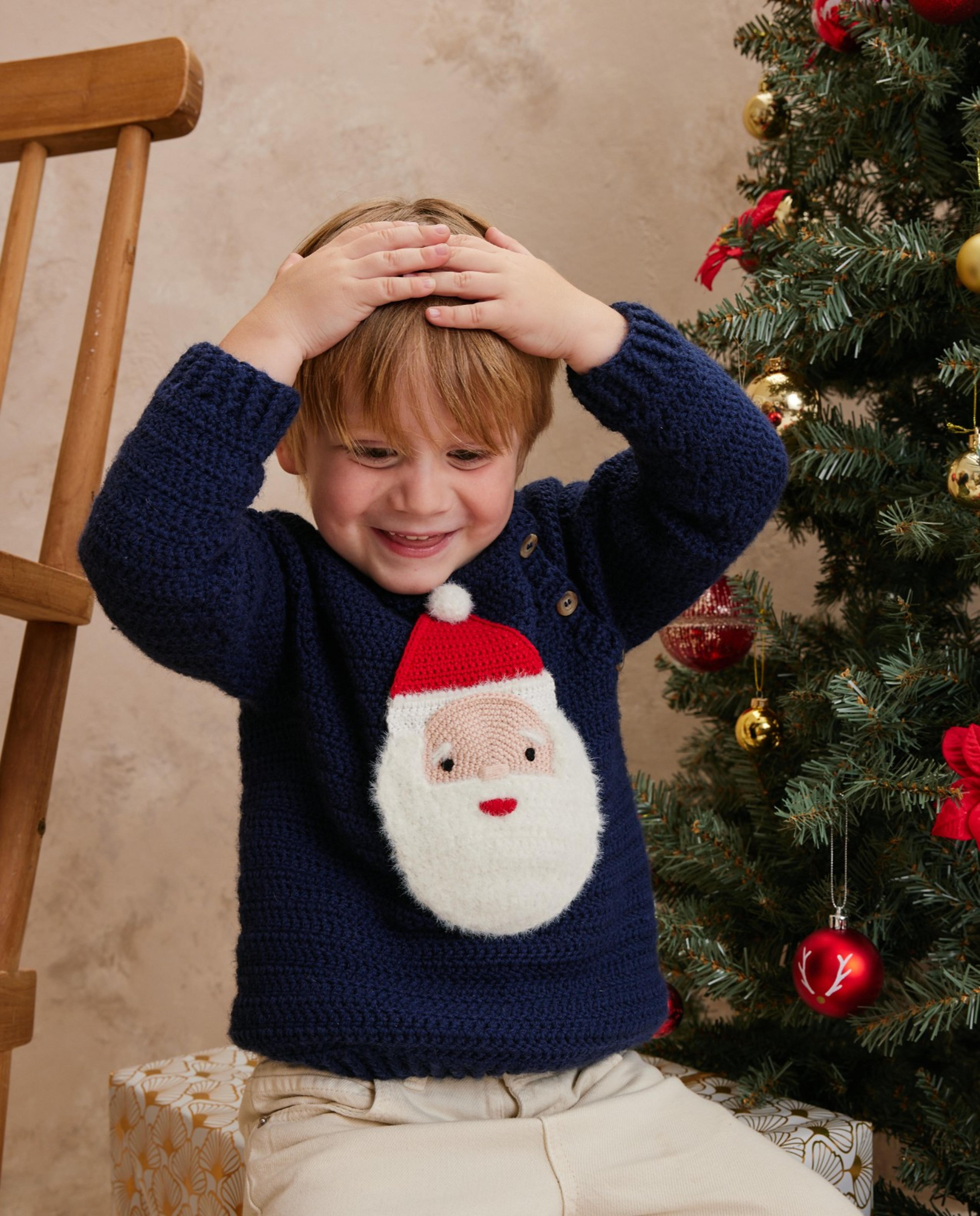 Modèle Pull Enfant Père Noël Arsene