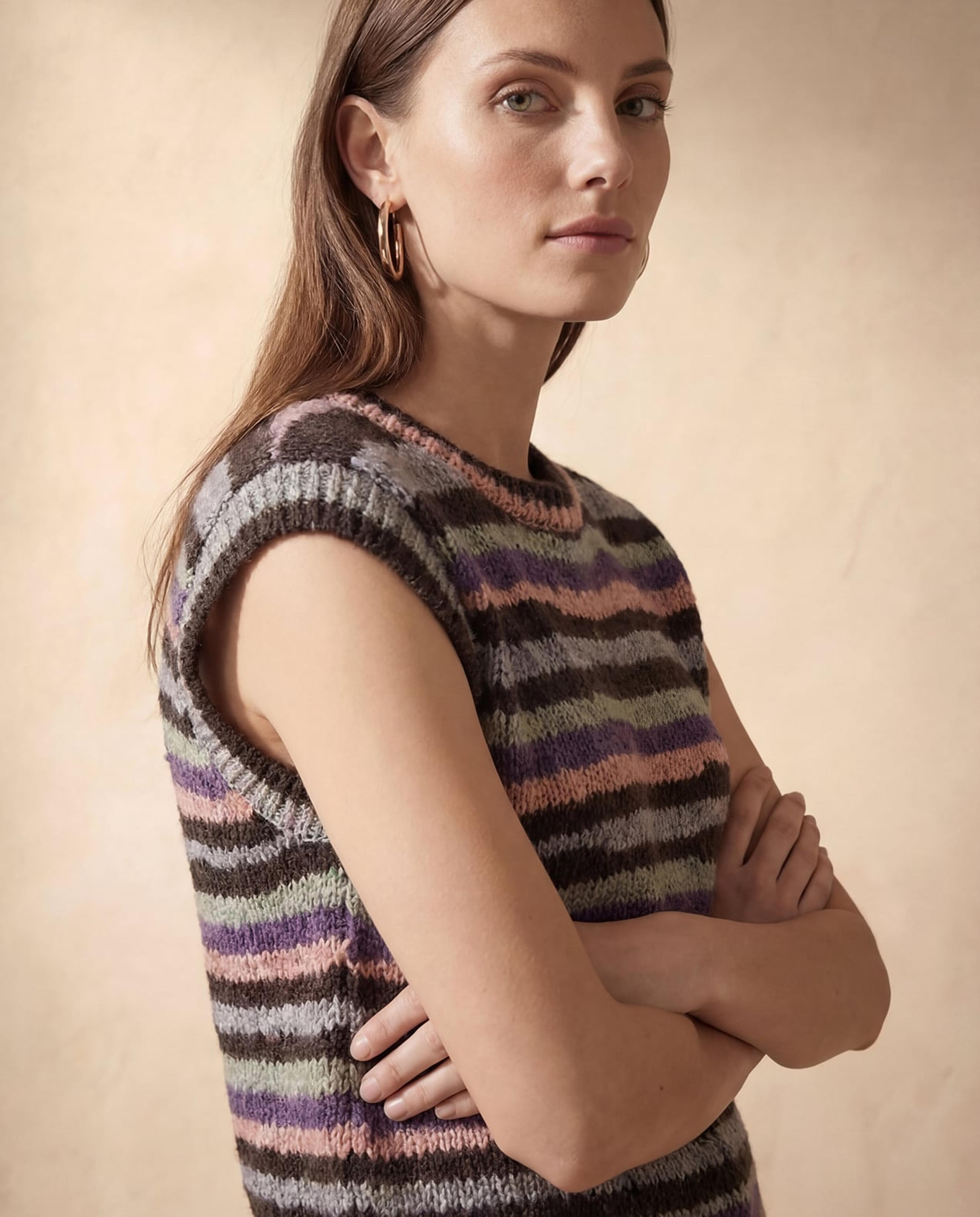 Model Dames Mouwloze Trui Léa