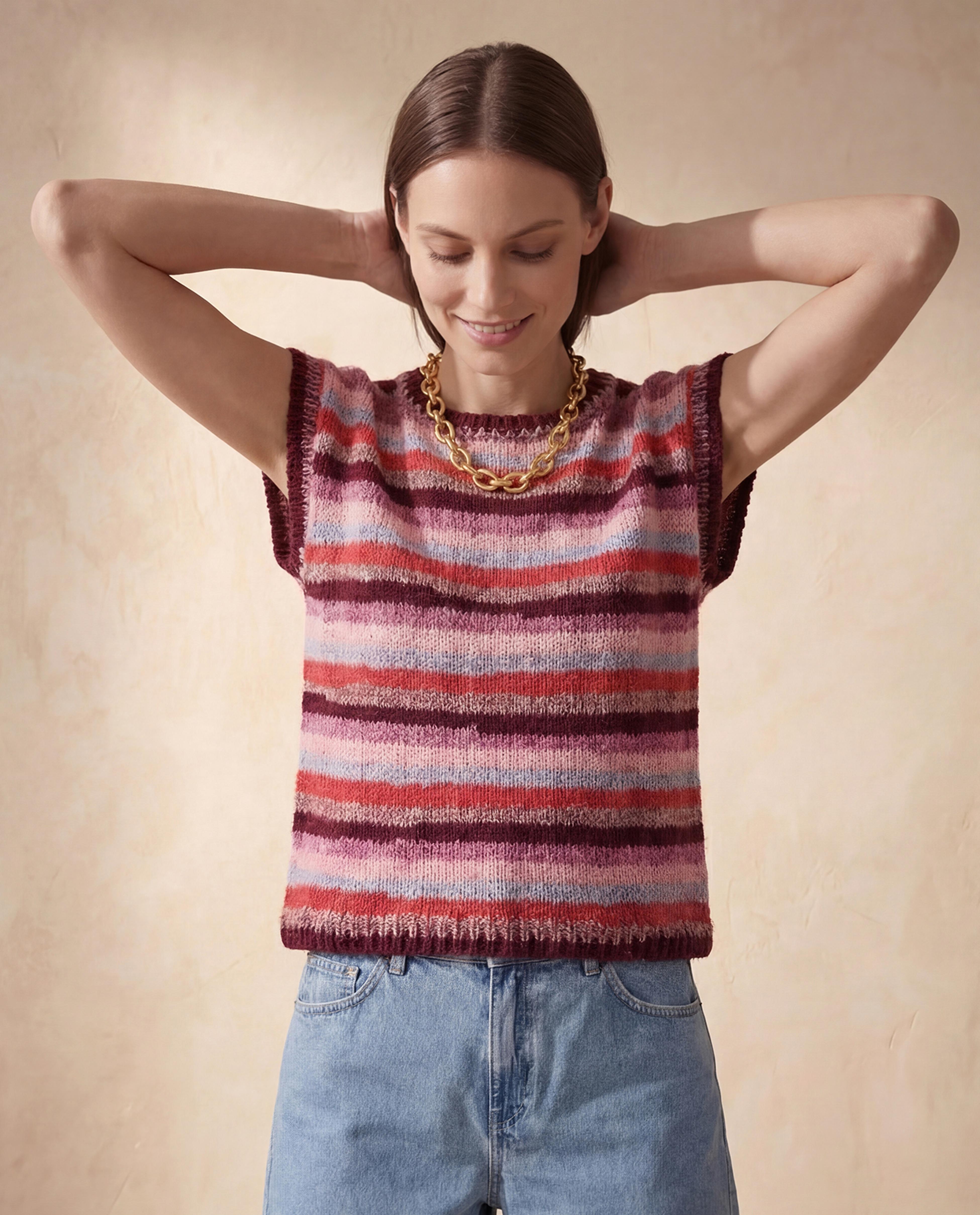 Modèle Pull Femme Sans Manche Léa