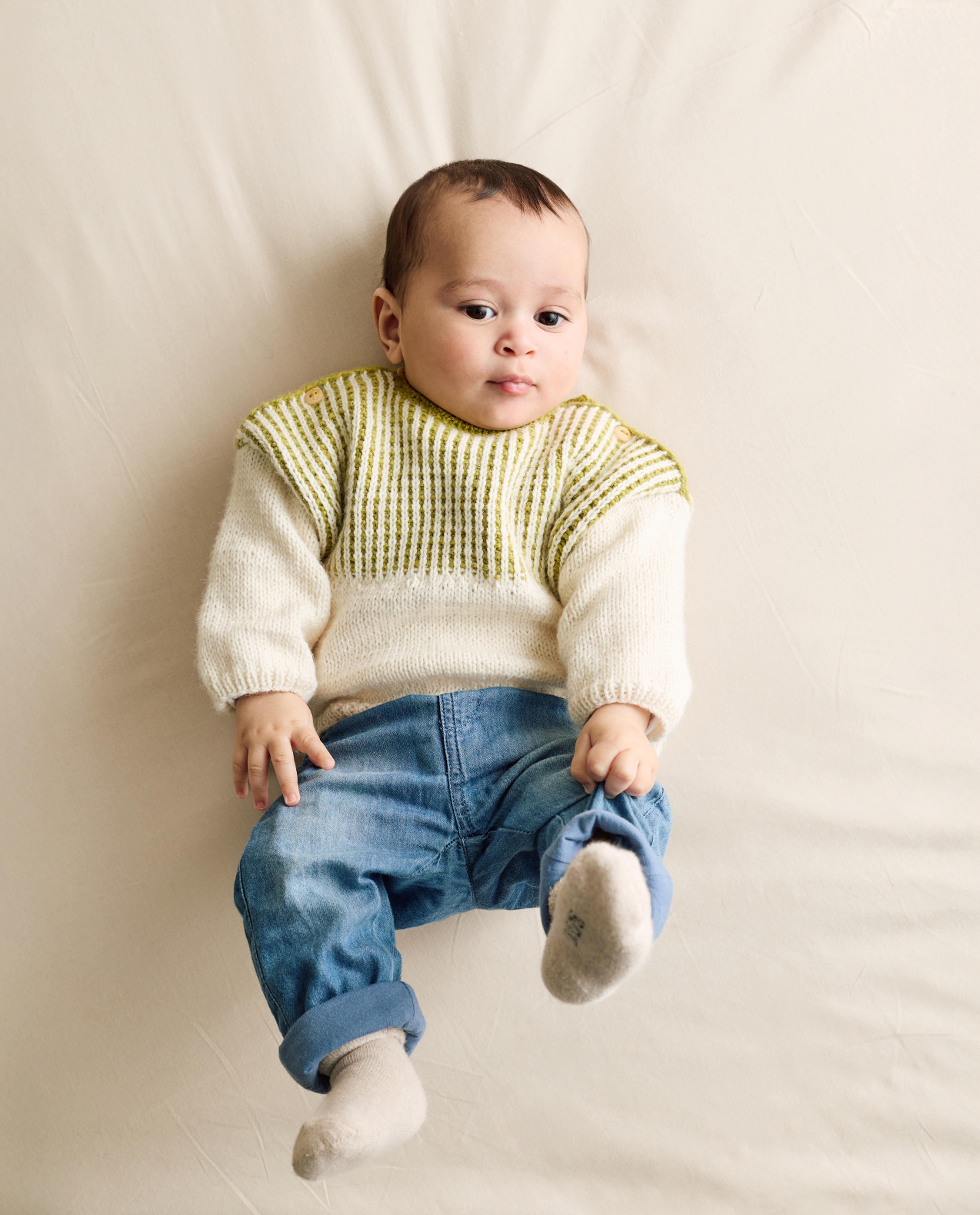 Omère Baby Sweater Pattern