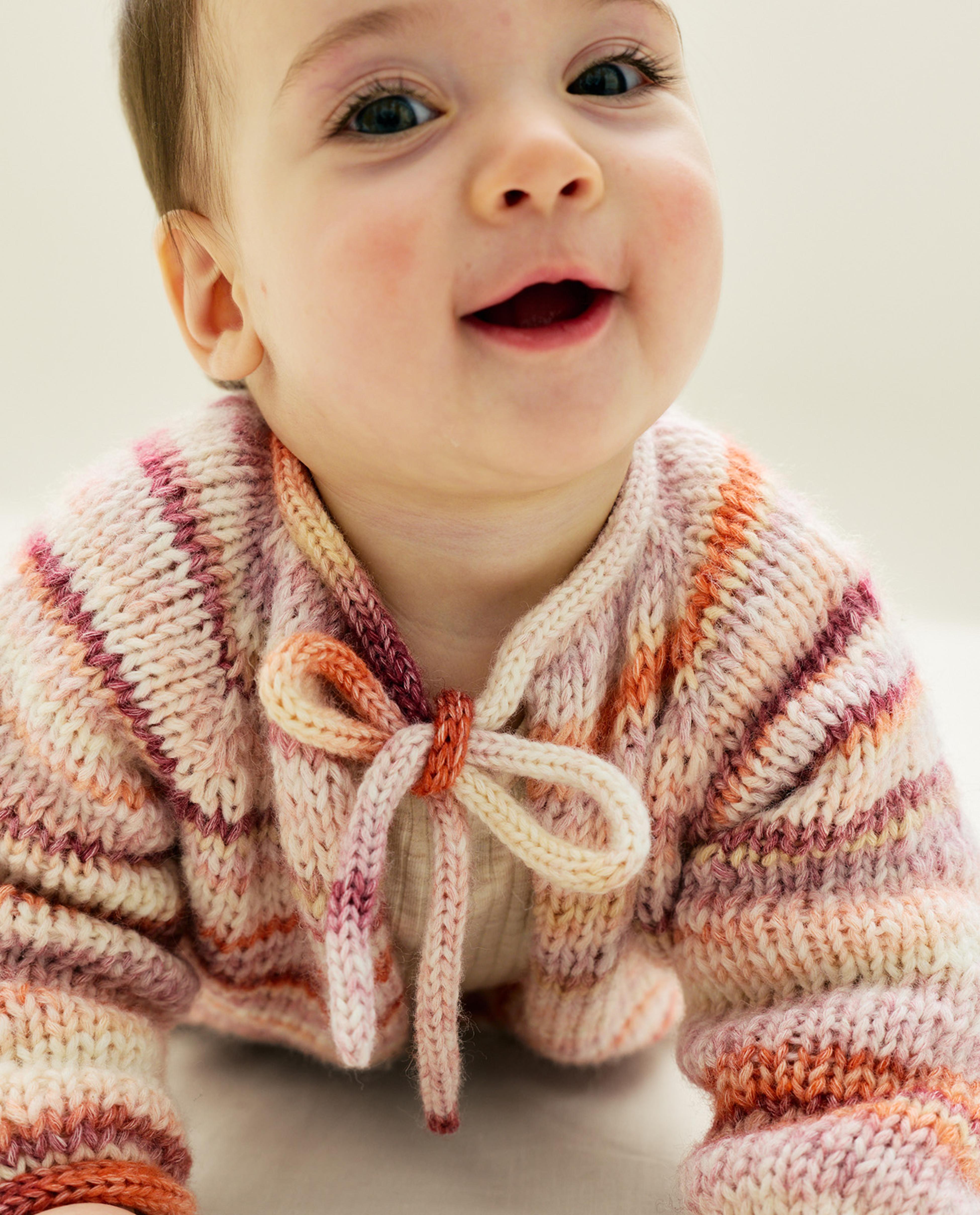Modèle Gilet Layette Xélia