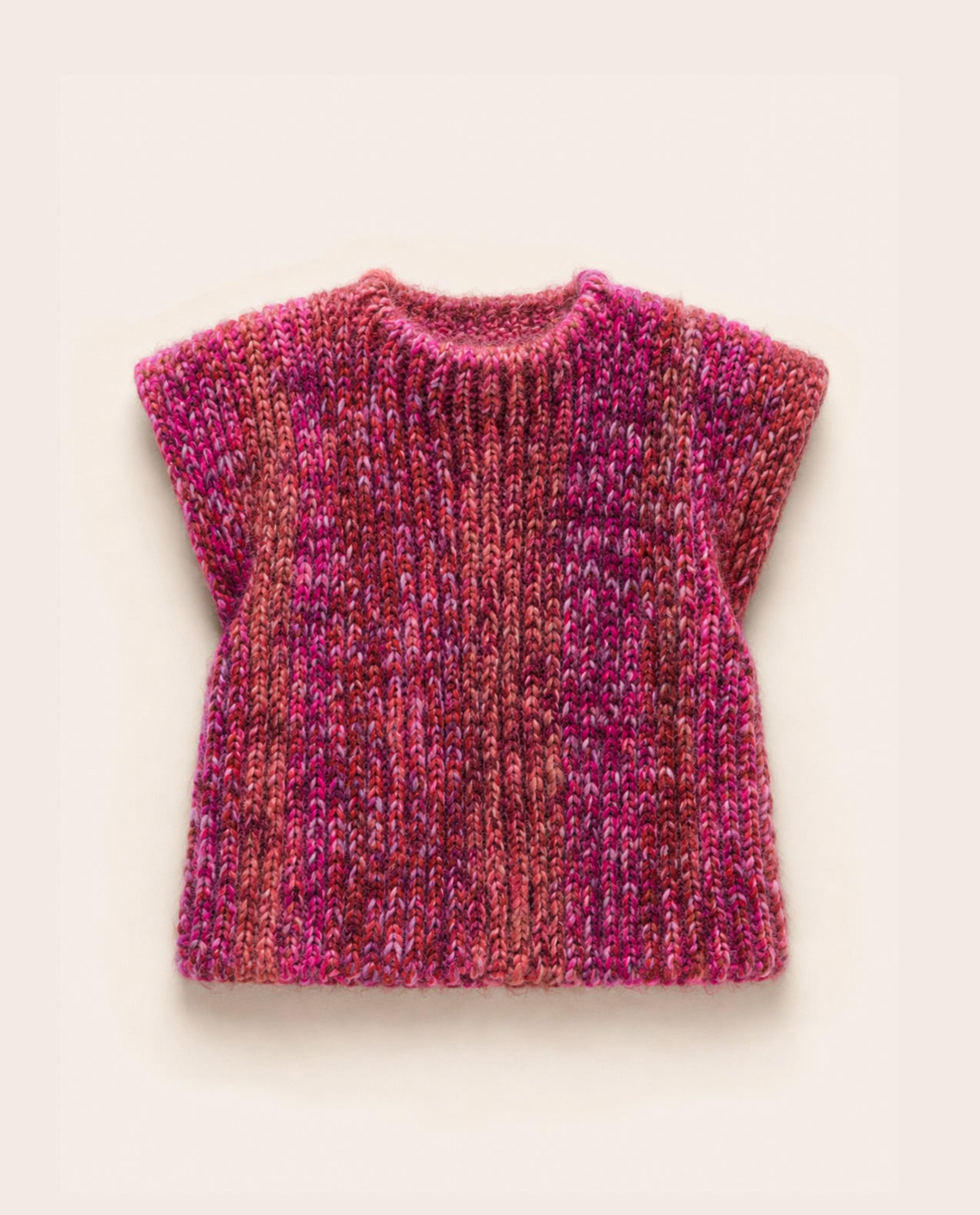 Modèle Pull Femme Sans Manche Adela