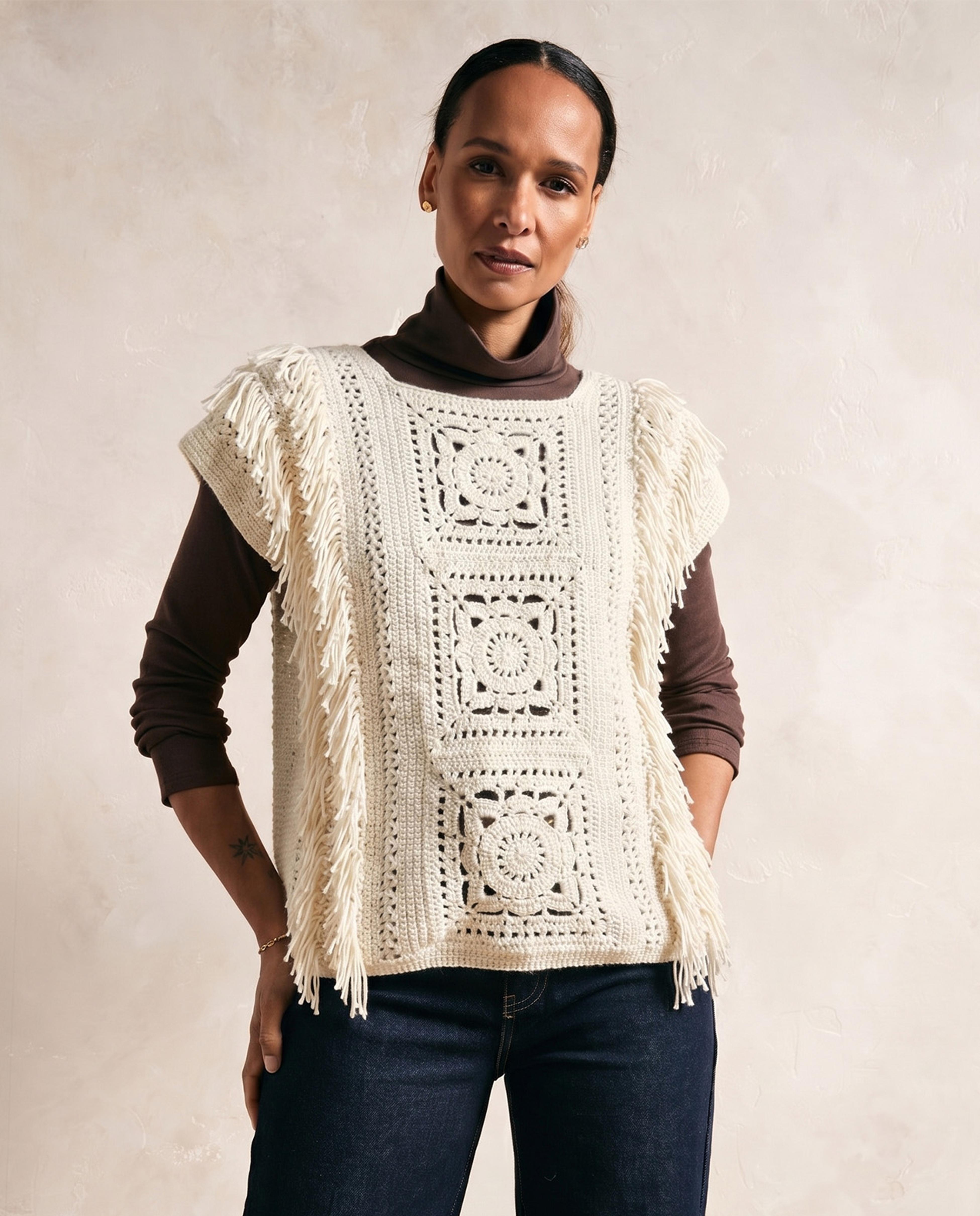 Modèle Pull Sans Manche Femme Antoinette