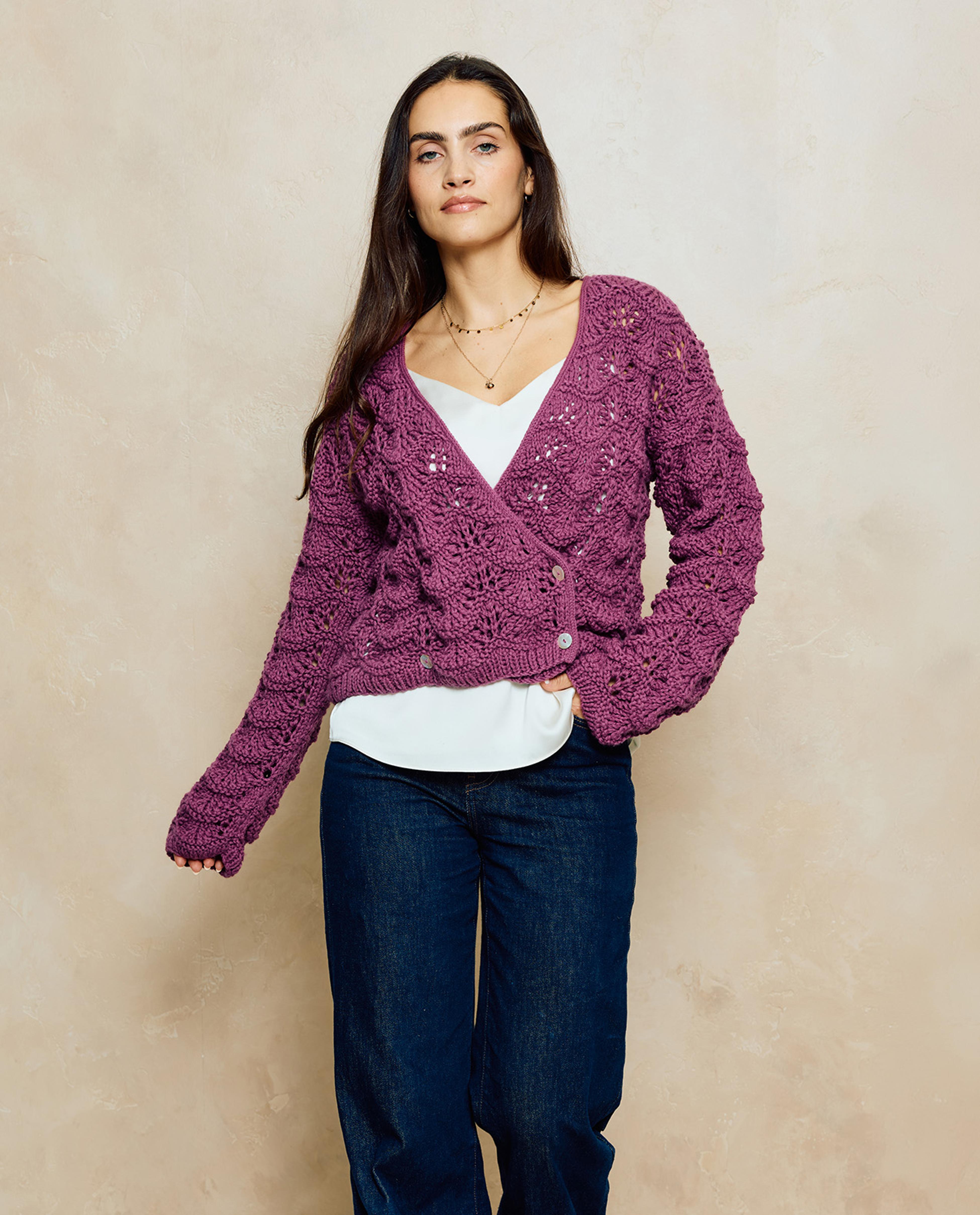 Modèle Gilet Femme Brunelle