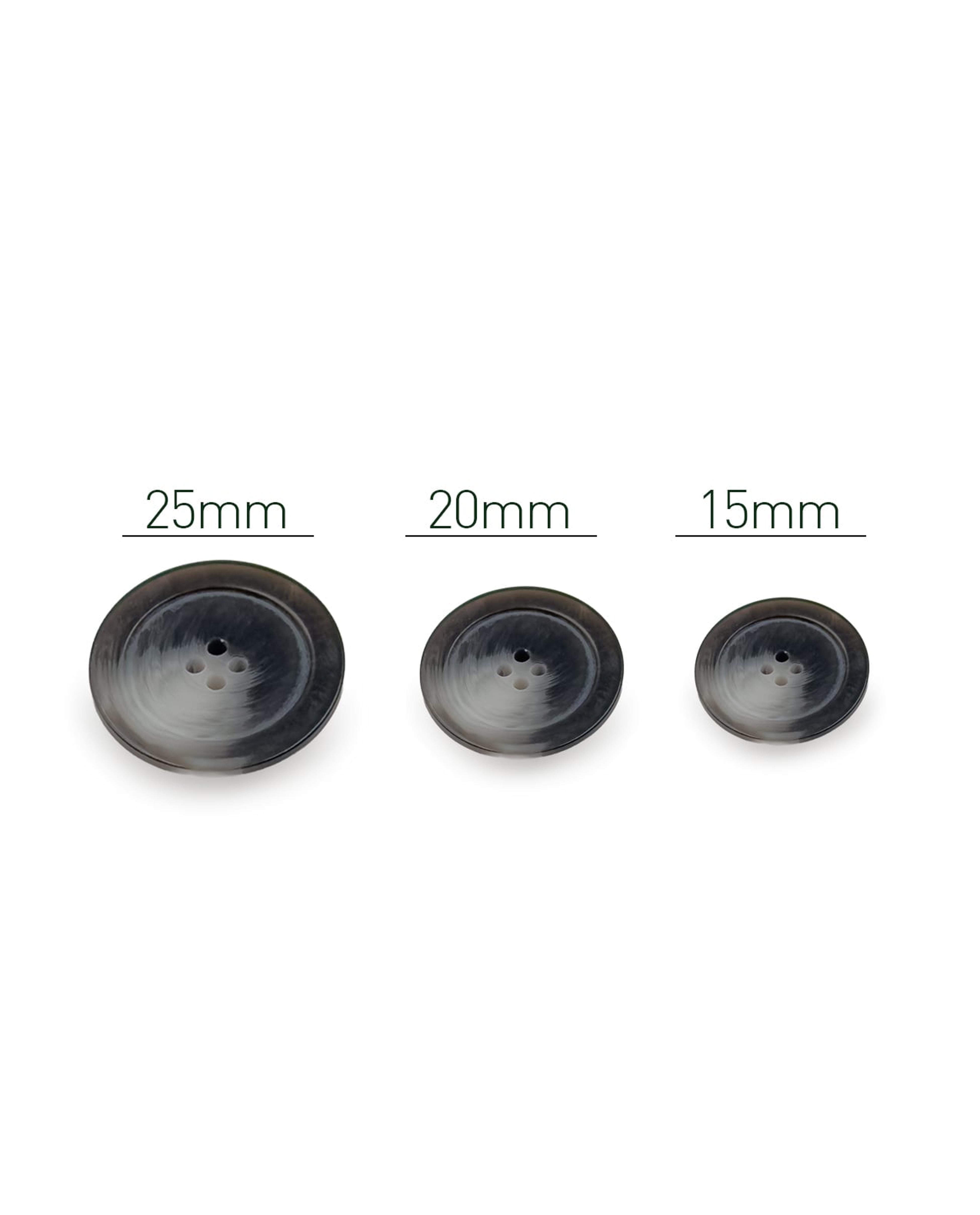 Set of 5 Imitation Horn Buttons