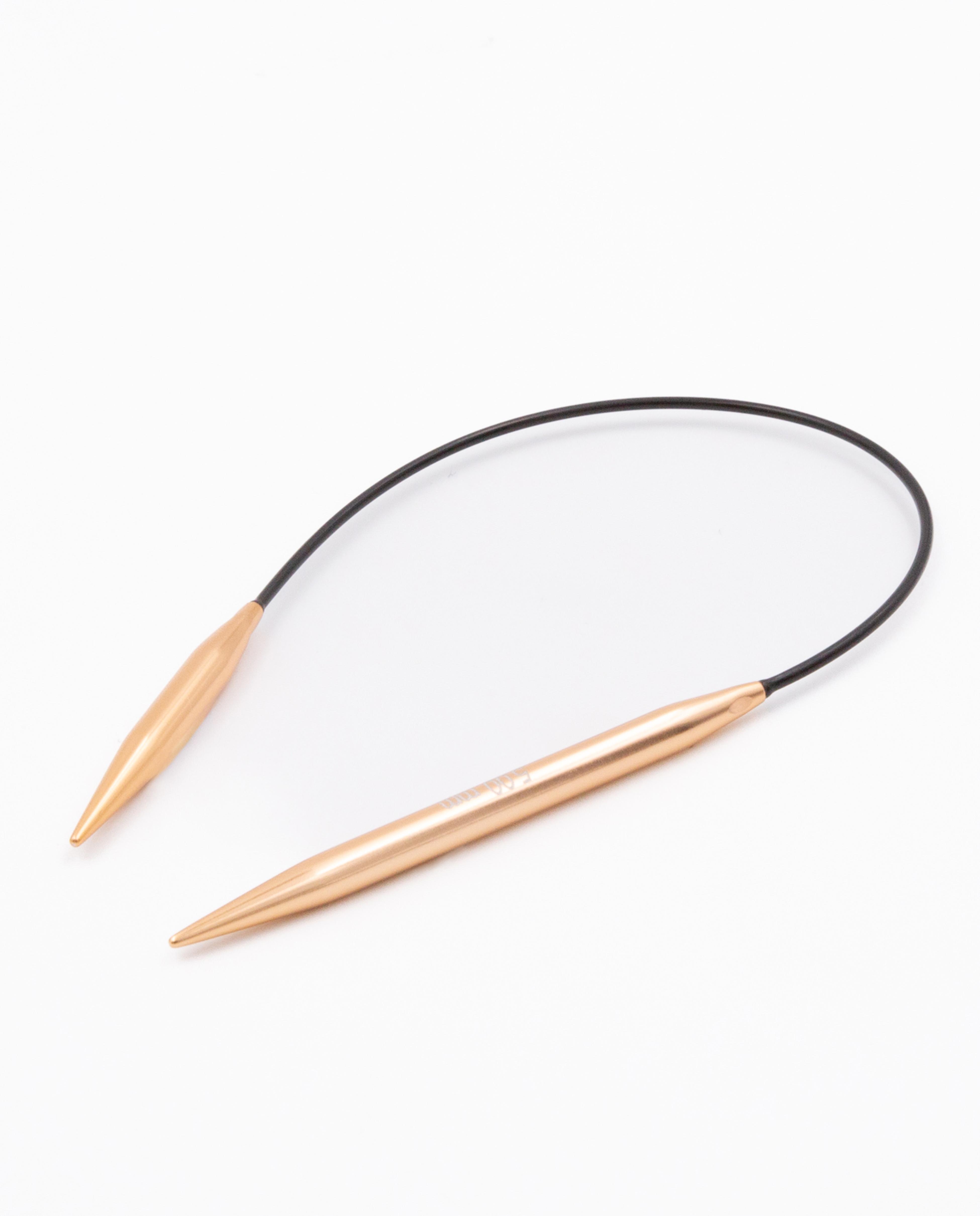 Mini Circular Needles Rose Gold