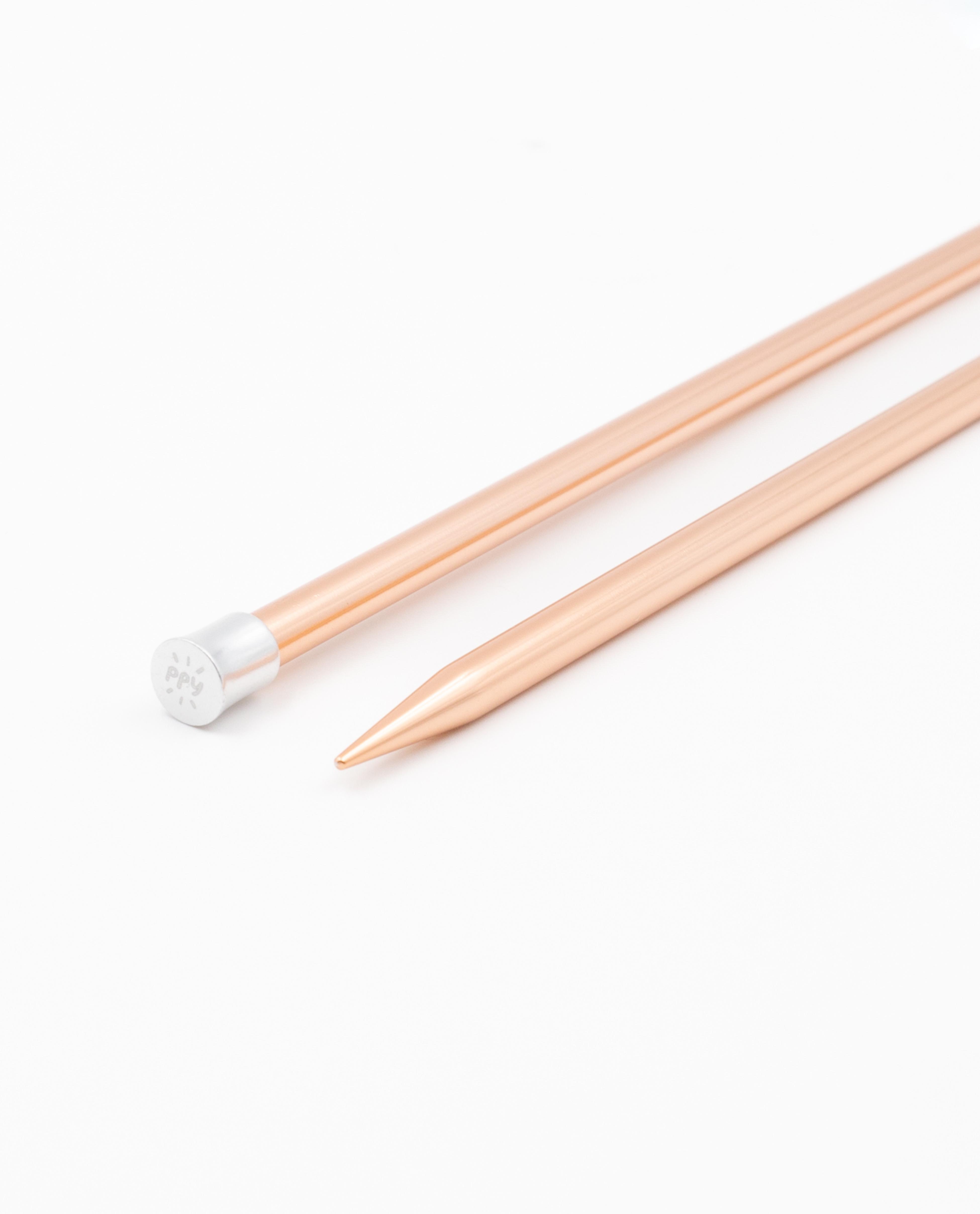 Rose Gold Straight Needles 30 Cm