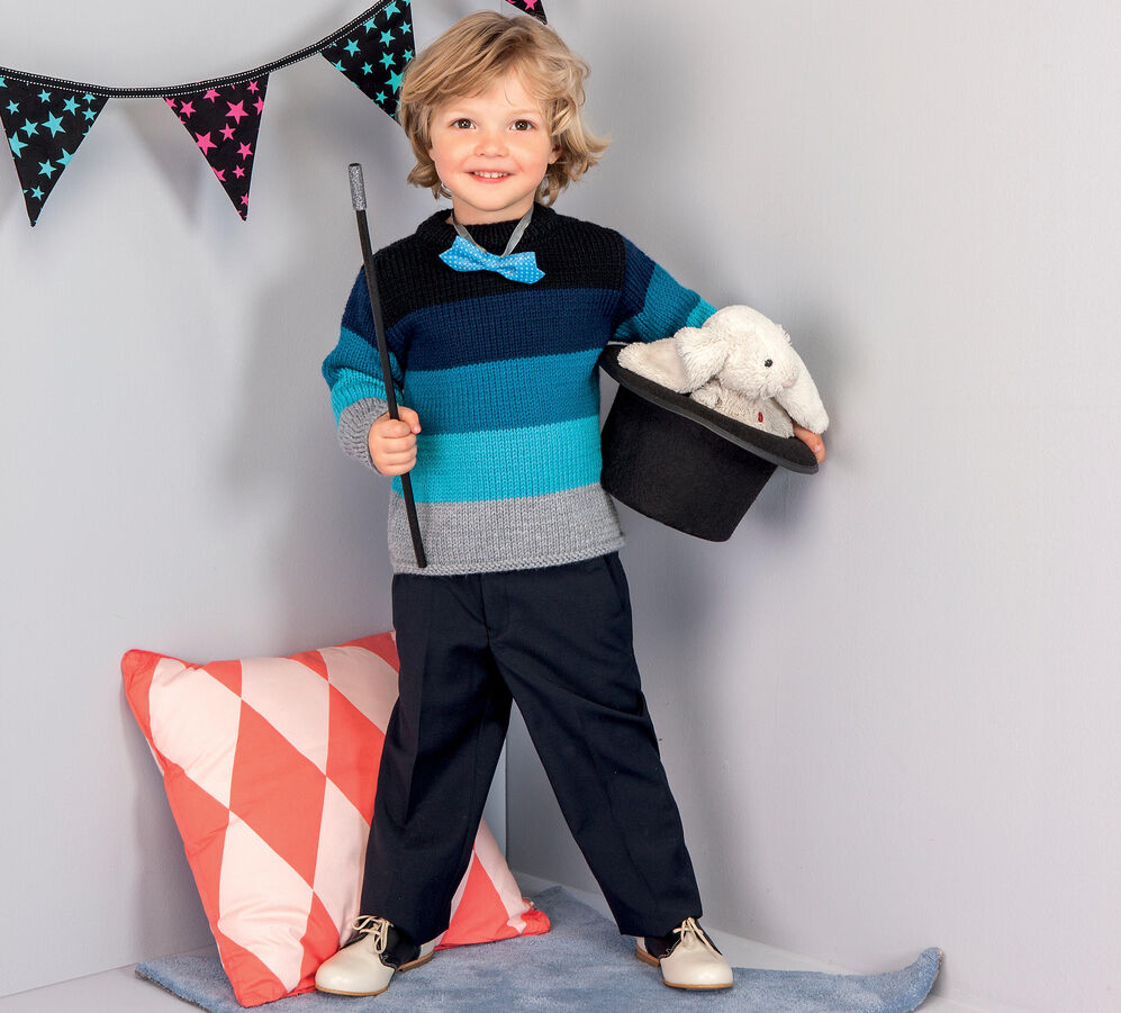 Modèle Pull Rayé Enfant Partner 6