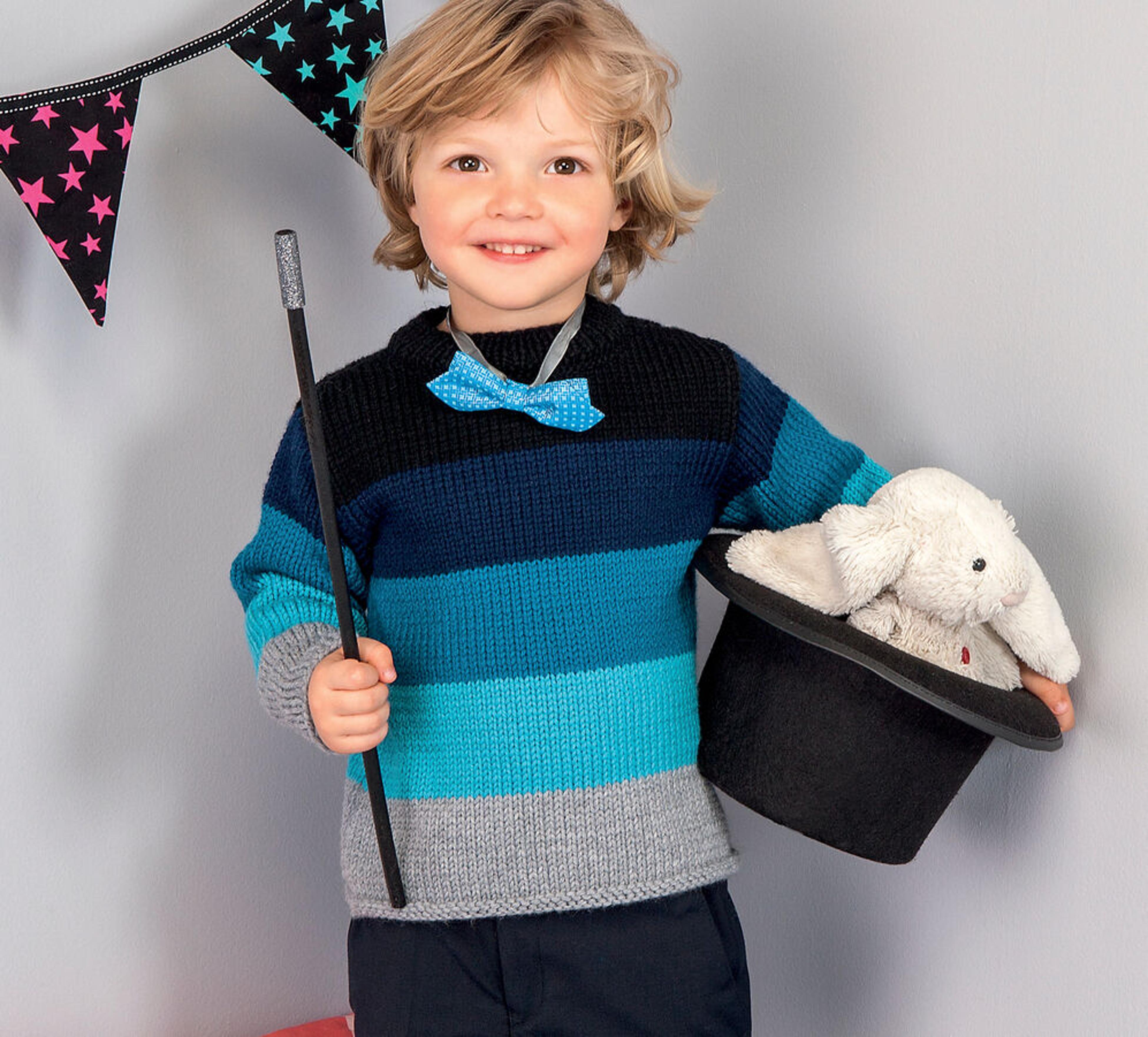 Modèle Pull Rayé Enfant Partner 6