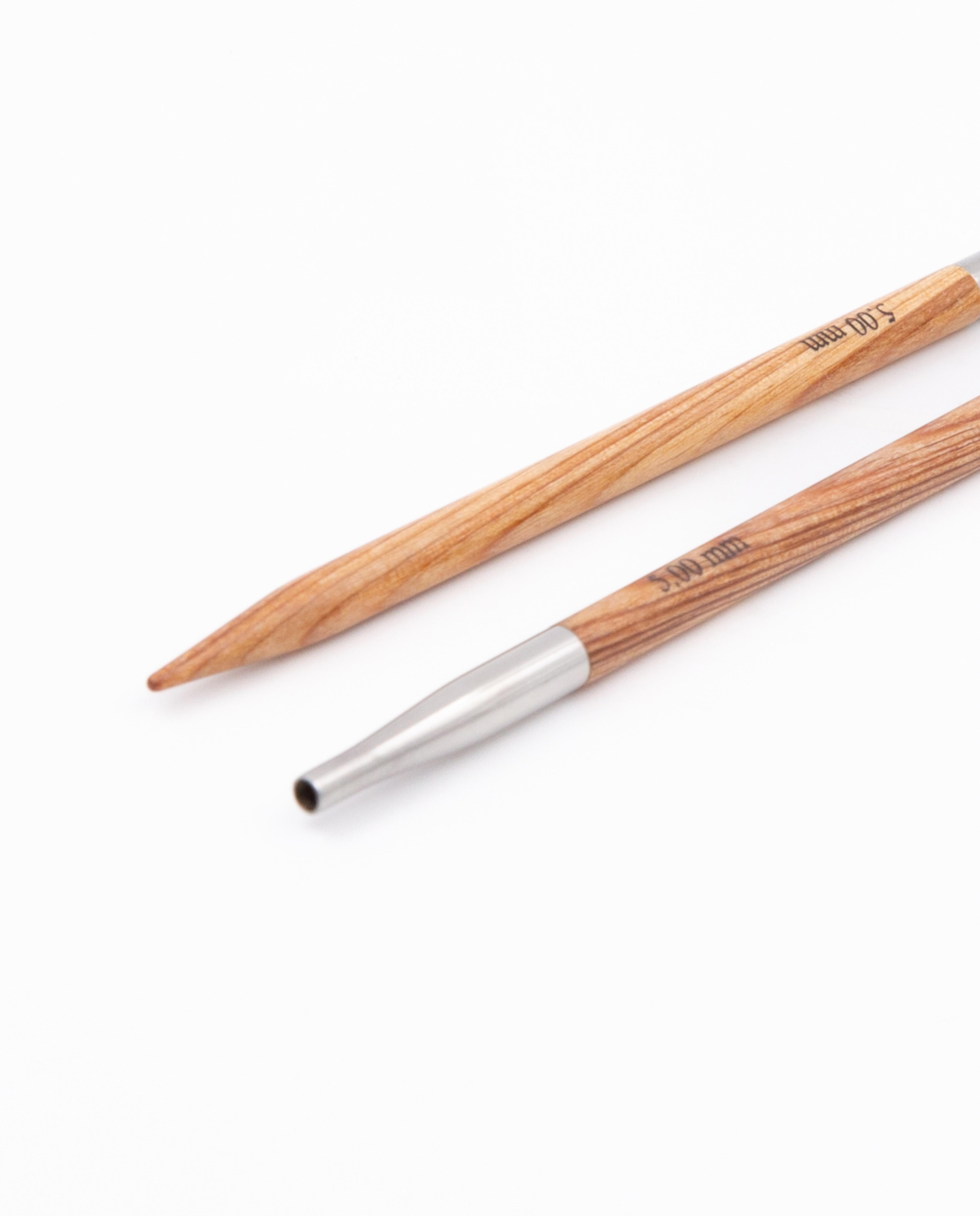 Aiguilles Interchangeables Bois Natural