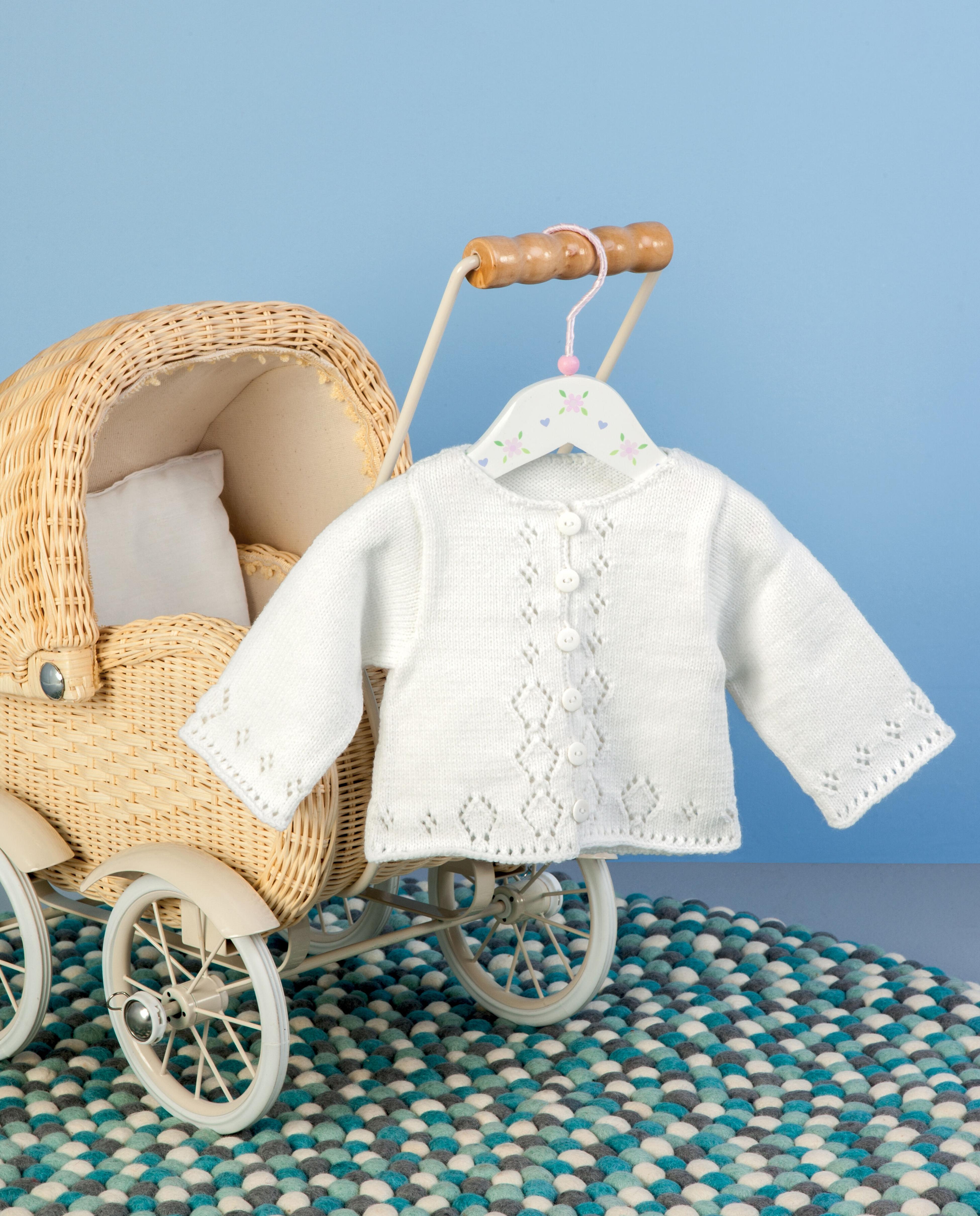 Baby Crew Neck Cardigan Pattern