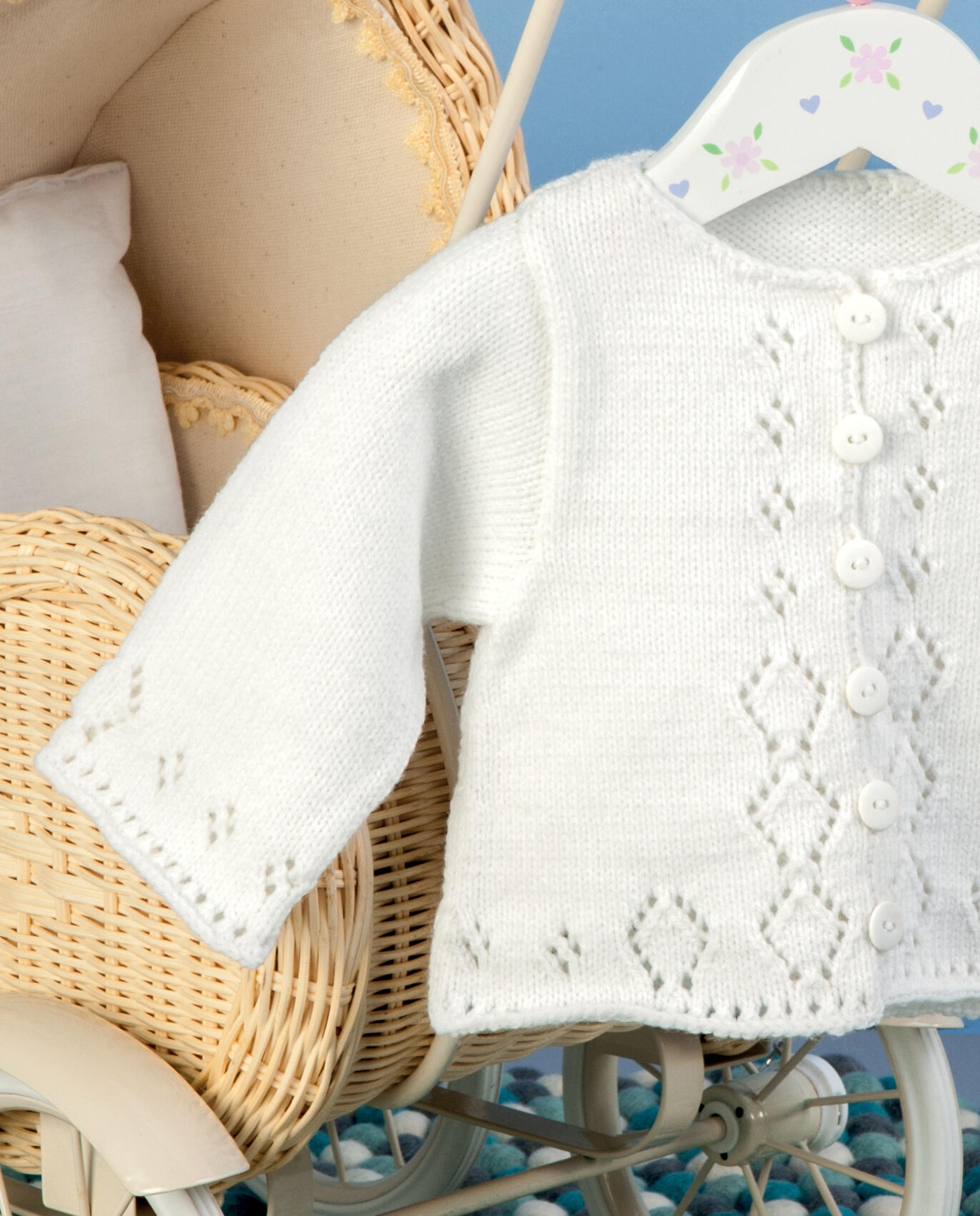 Baby Crew Neck Cardigan Pattern