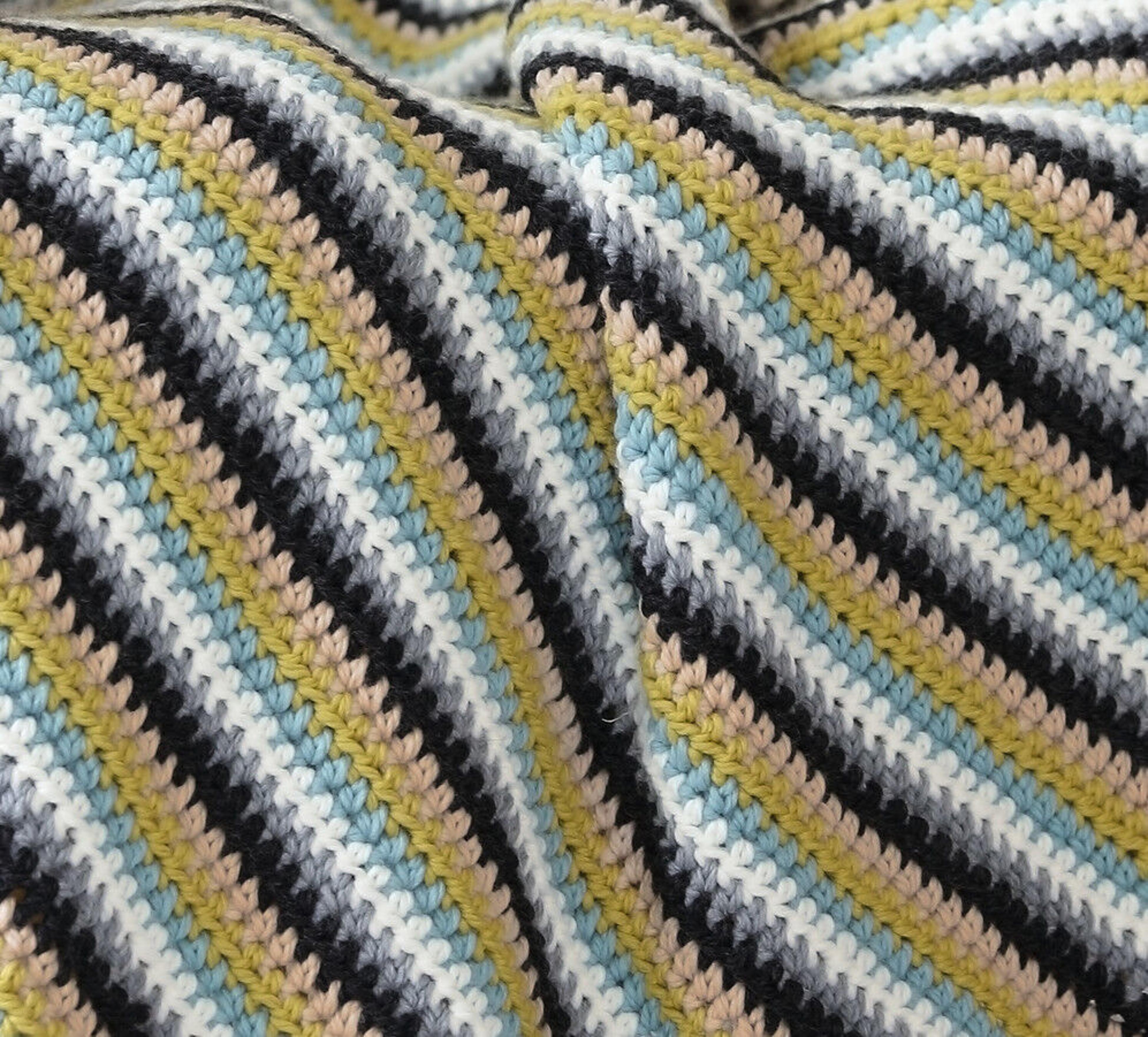 Modèle Plaid Rayé Décoration P.looping
