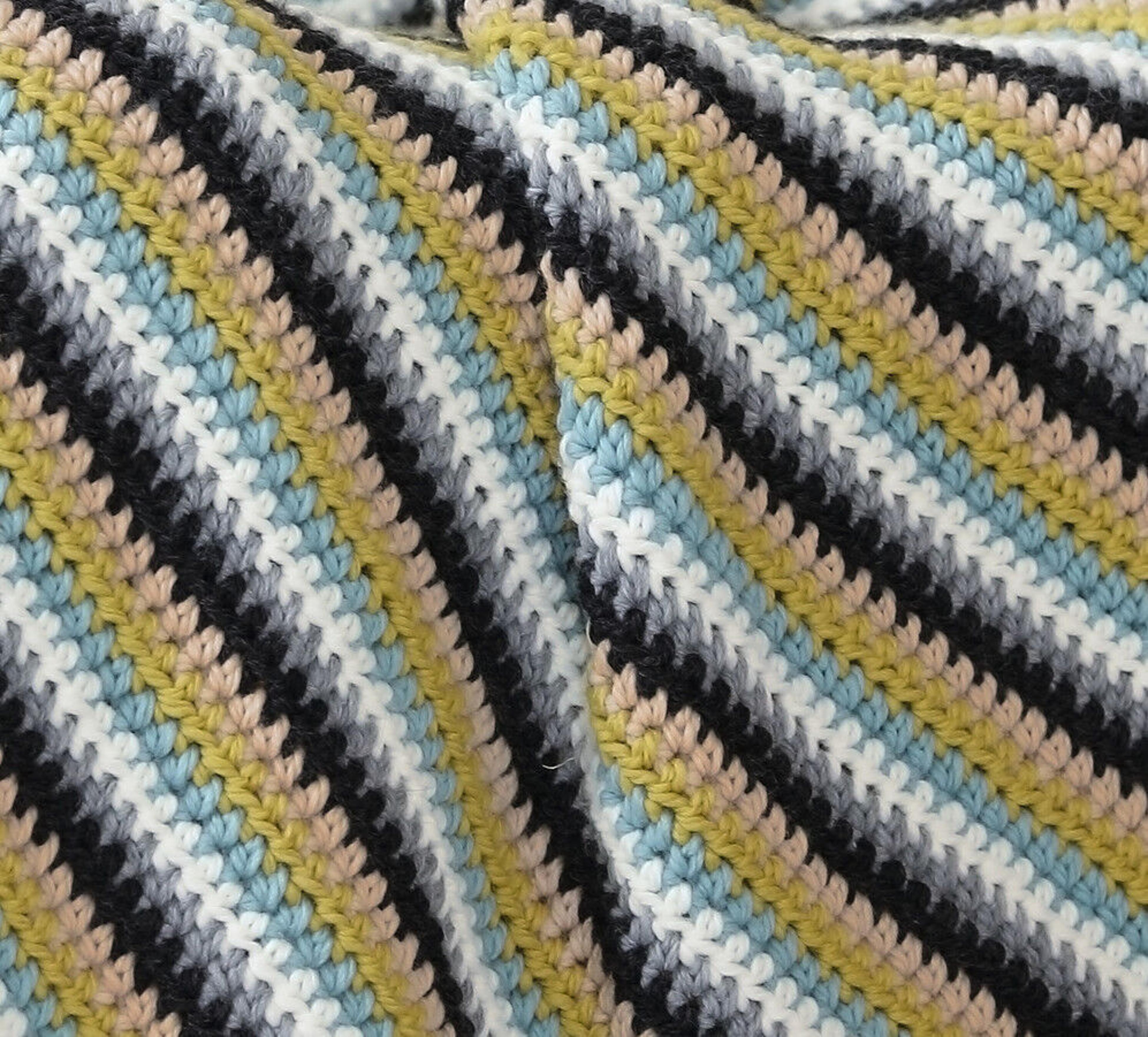 Modèle Plaid Rayé Décoration P.looping