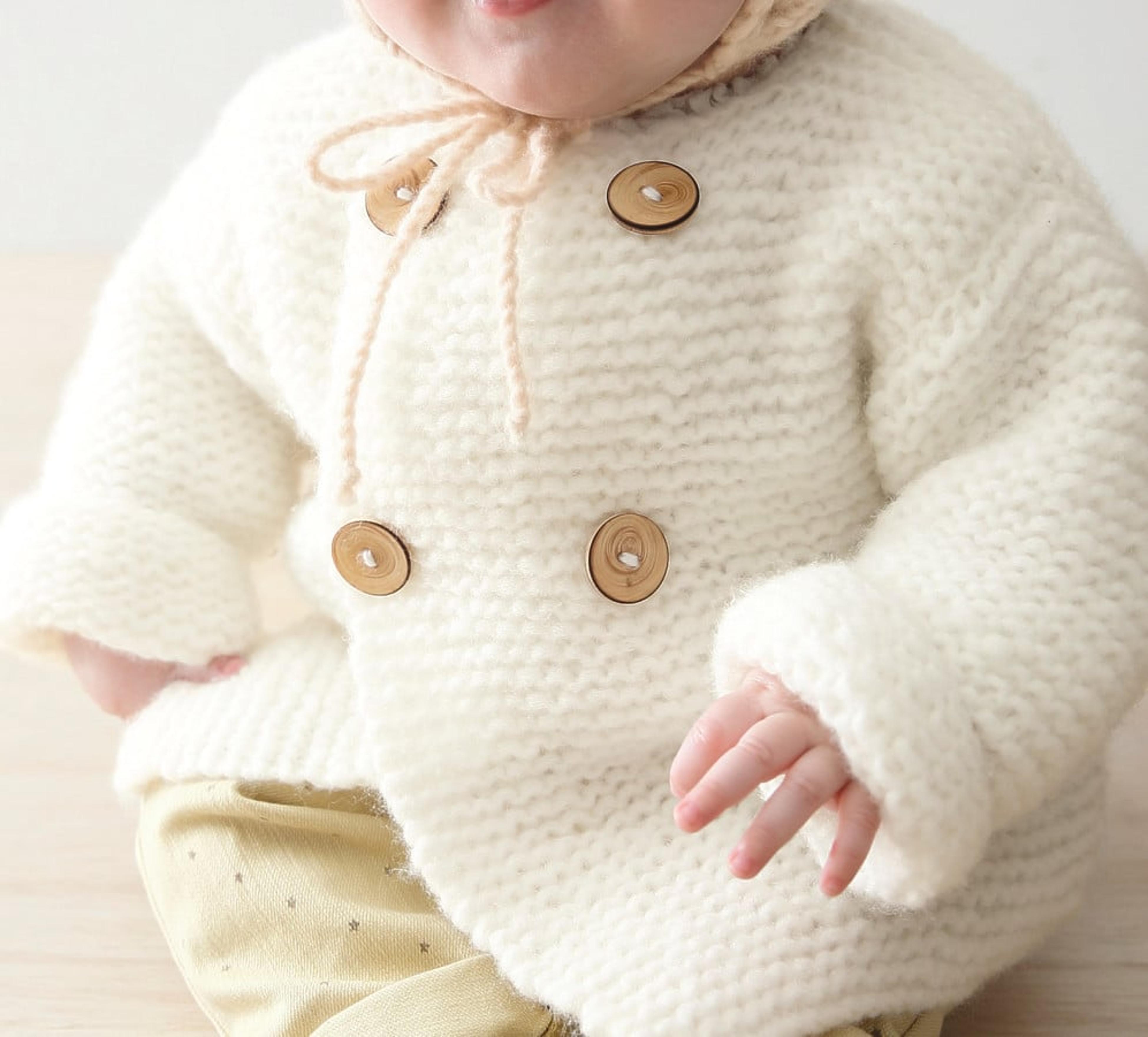 Modèle Paletot Bébé Phil Nuage Blanc