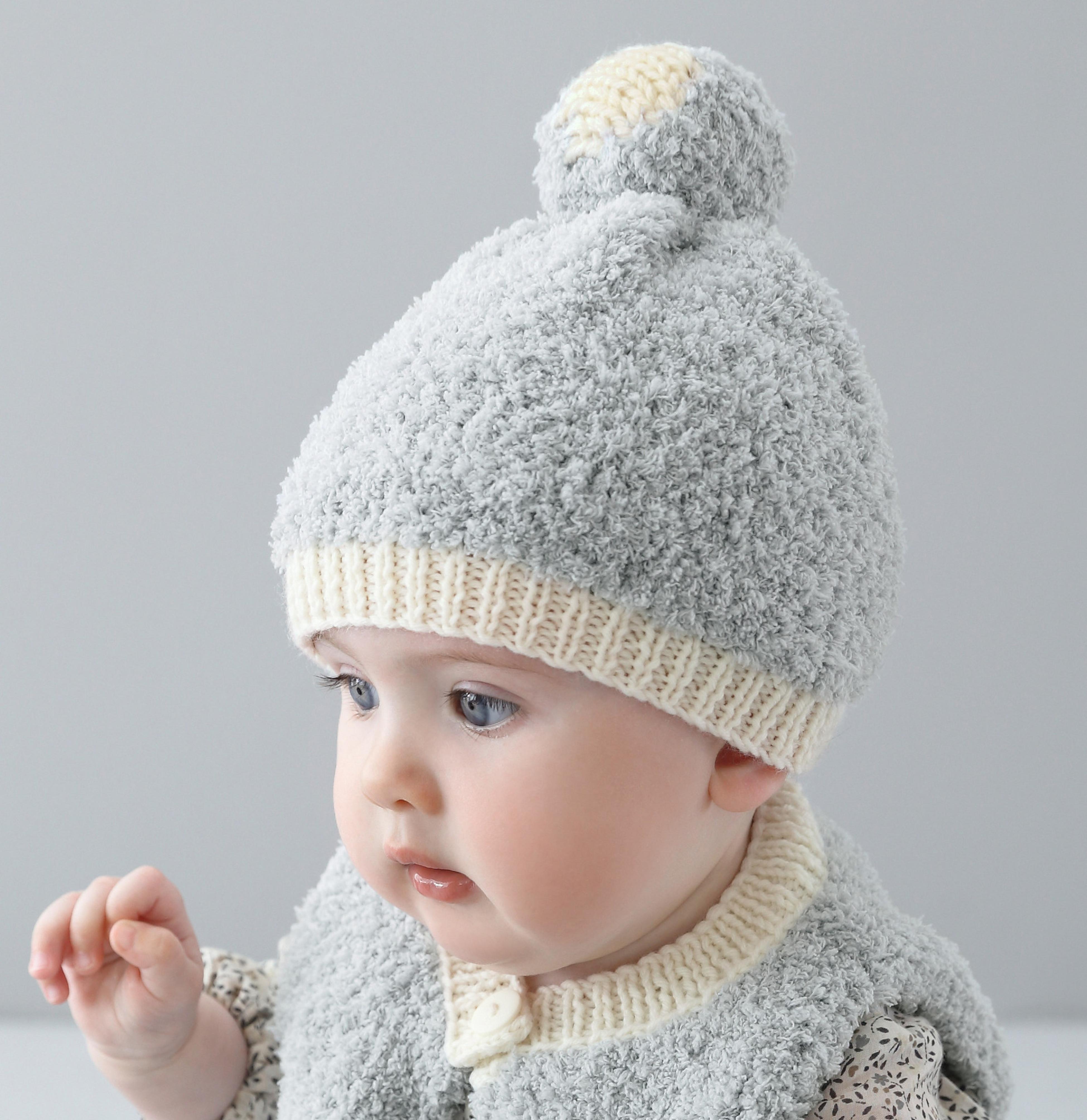 Modèle Bonnet Layette P.douce Givre