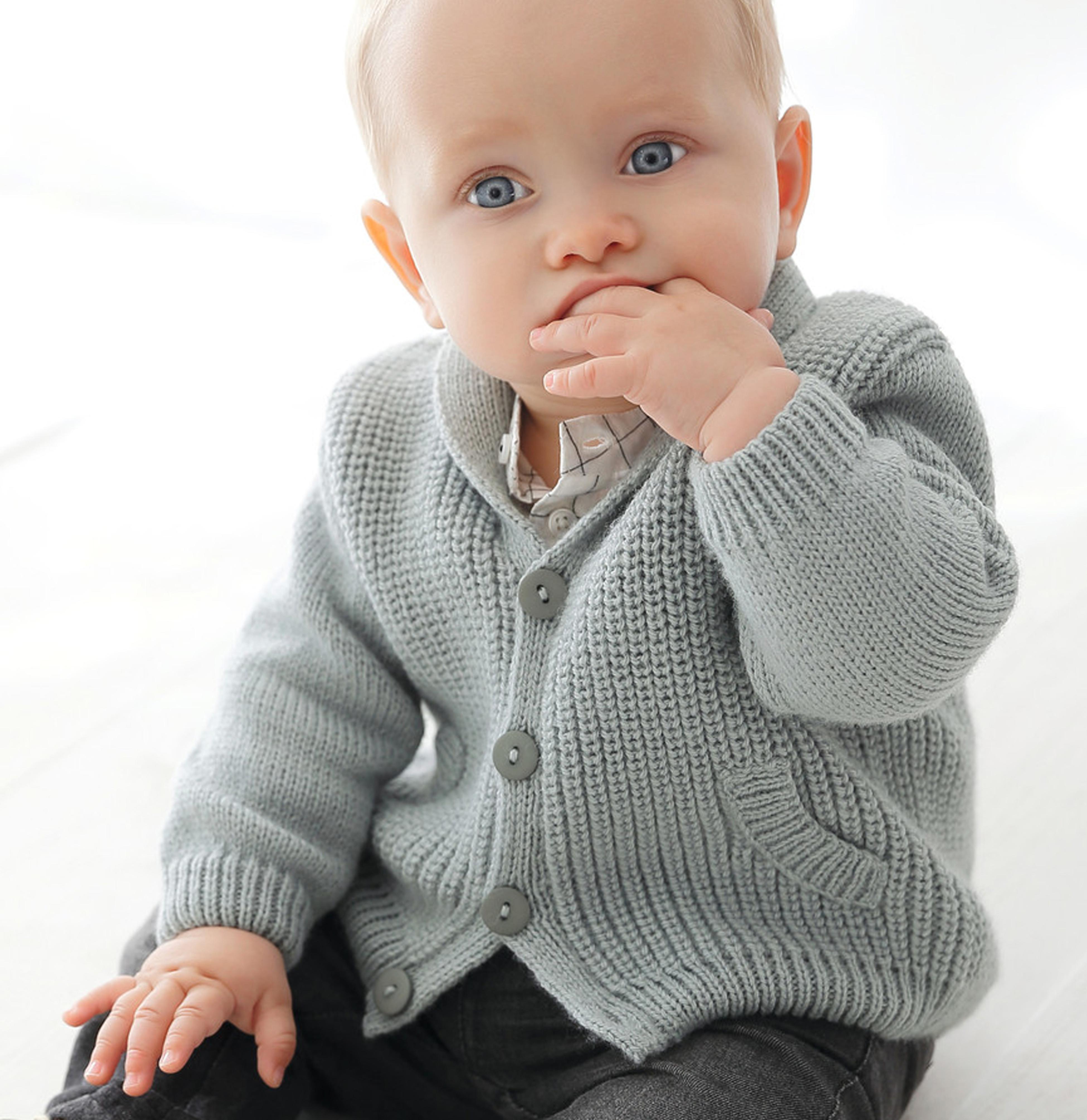 Modèle Gilet Gris Super Baby