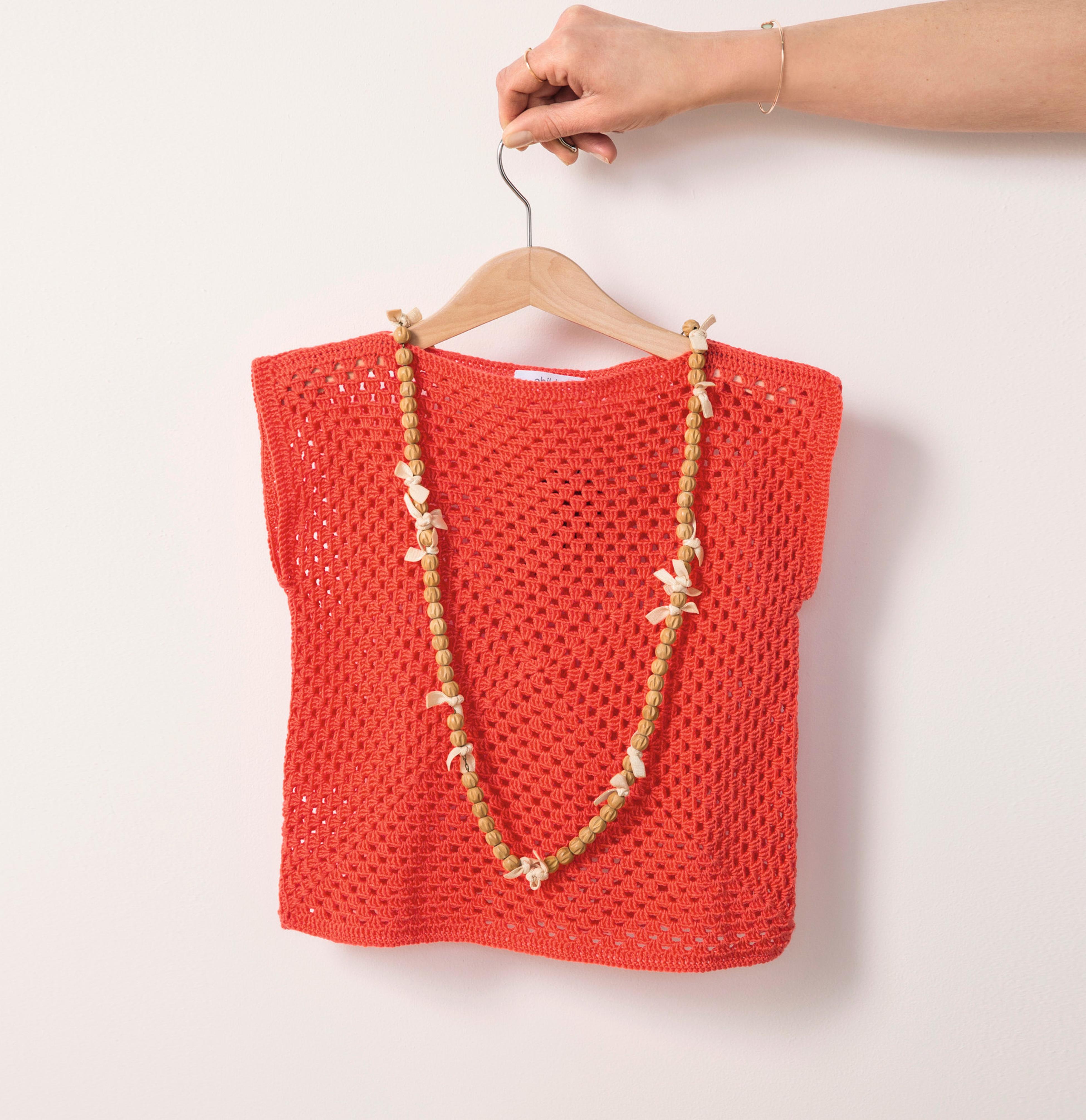 Modèle Pull Sans Manches Fille P.détente