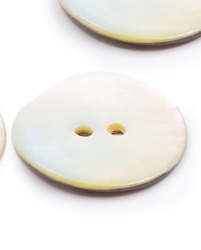 Lot De 12 Boutons En Nacre 25 Mm - Neufs, 2 Trous, Pour Couture Et Artisanat