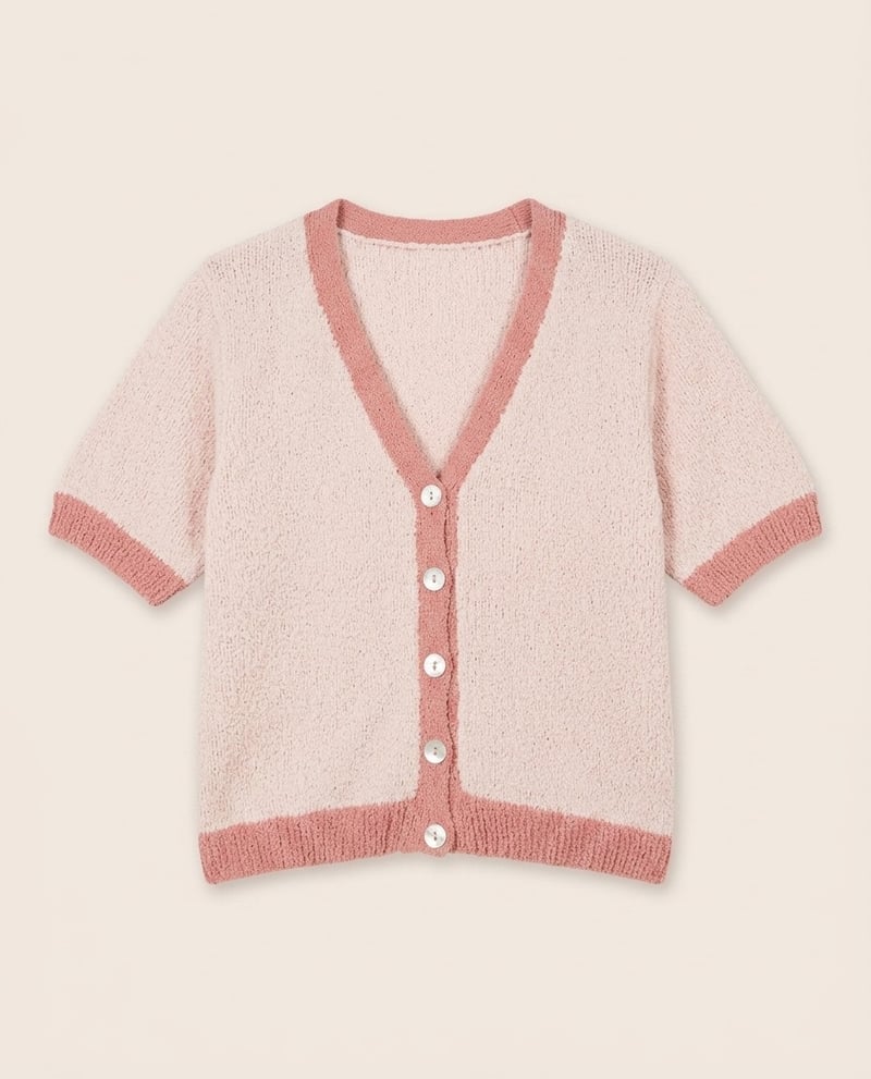Gilet Cardigan Fantaisie Rose Avec Perles Et Paillettes - Marque Votre Nom - Taille 36 - Neuf Avec étiquettes