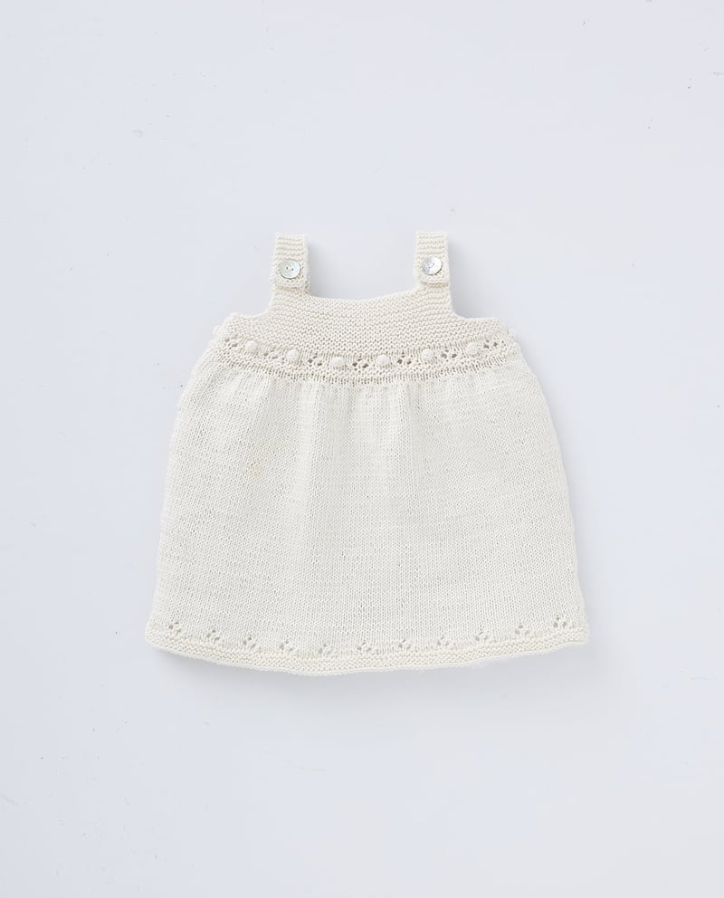 MODÈLE ROBE BÉBÉ LYSANDRE Layette • Phildar • Happywool