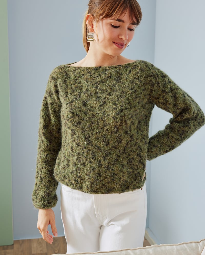 Phildar Kit Tricot Couverture Faustine - Niveau Intermédiaire - Laine Phil Looping