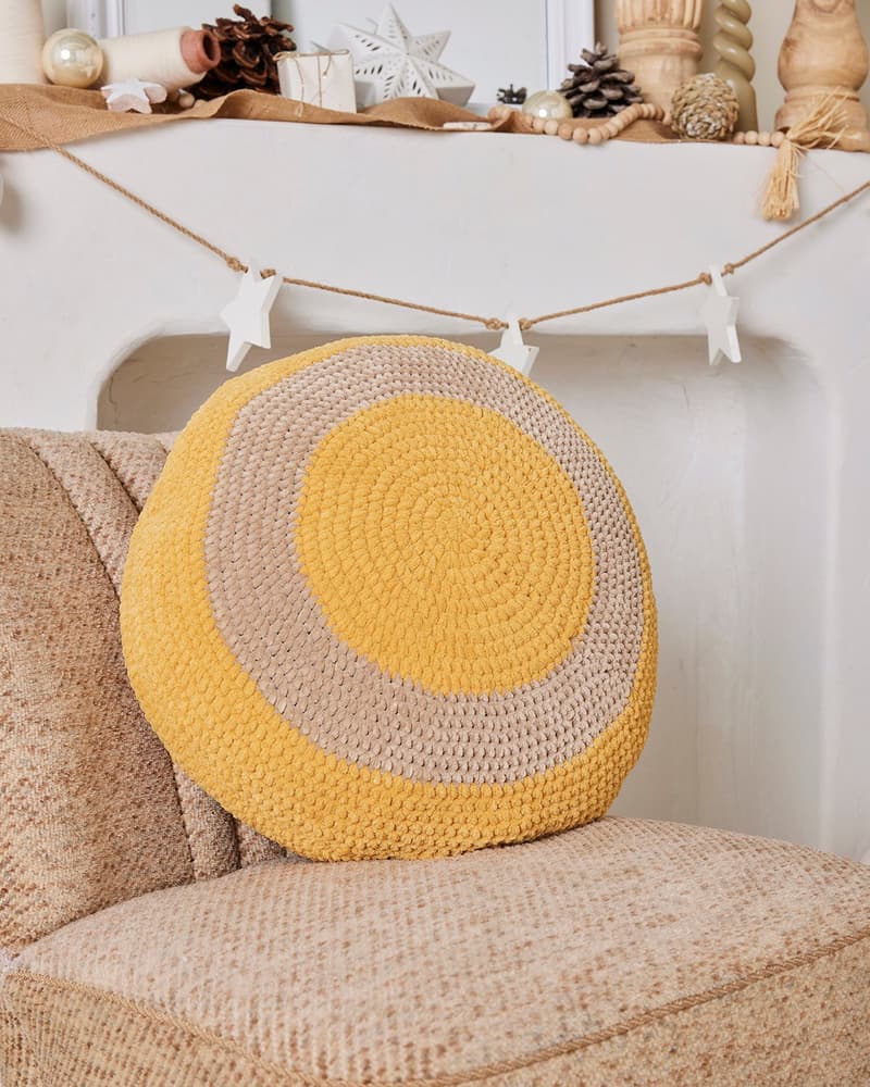 XDEGHUANGSS Kit De Création DIY Coussin Au Point Noué Avec Crochet à