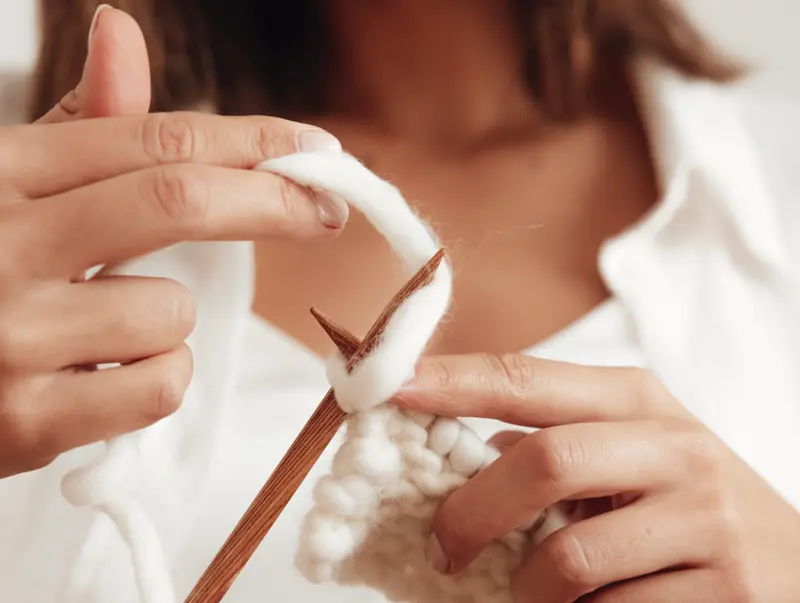 Visuel d'ambiance d'une tricoteuse